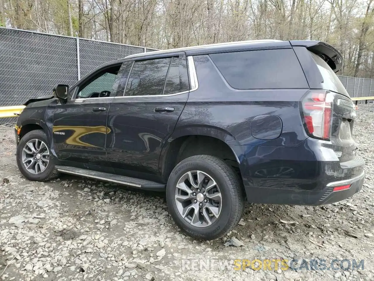 2 Photograph of a damaged car 1GNSKMKD5PR252141 CHEVROLET TAHOE 2023