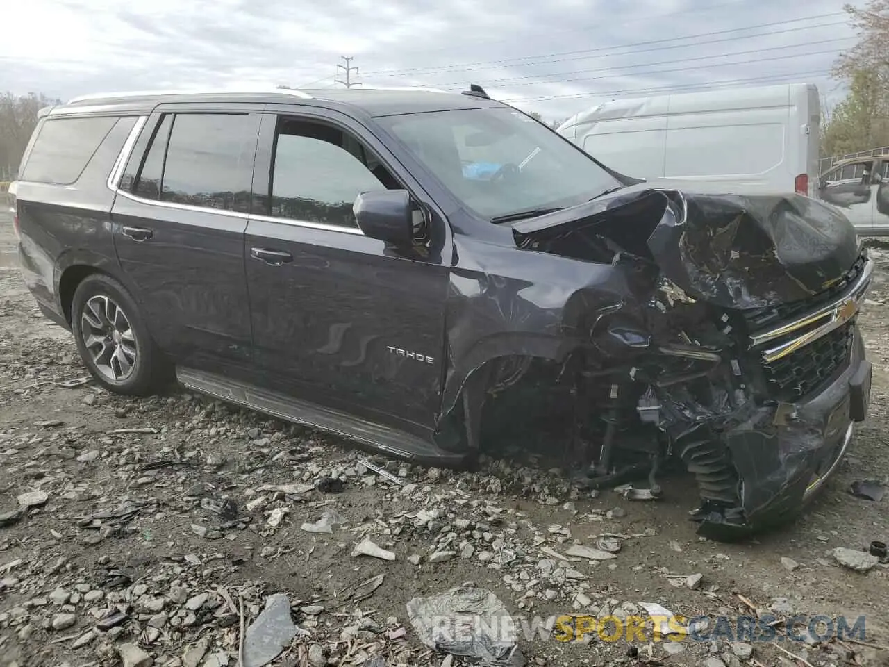 4 Photograph of a damaged car 1GNSKMKD5PR252141 CHEVROLET TAHOE 2023
