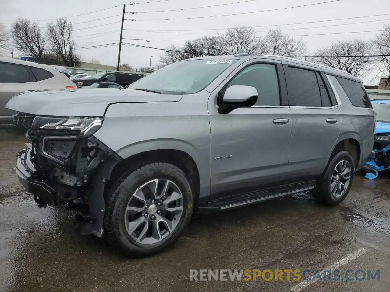 1 Photograph of a damaged car 1GNSKMKD5PR474422 CHEVROLET TAHOE 2023