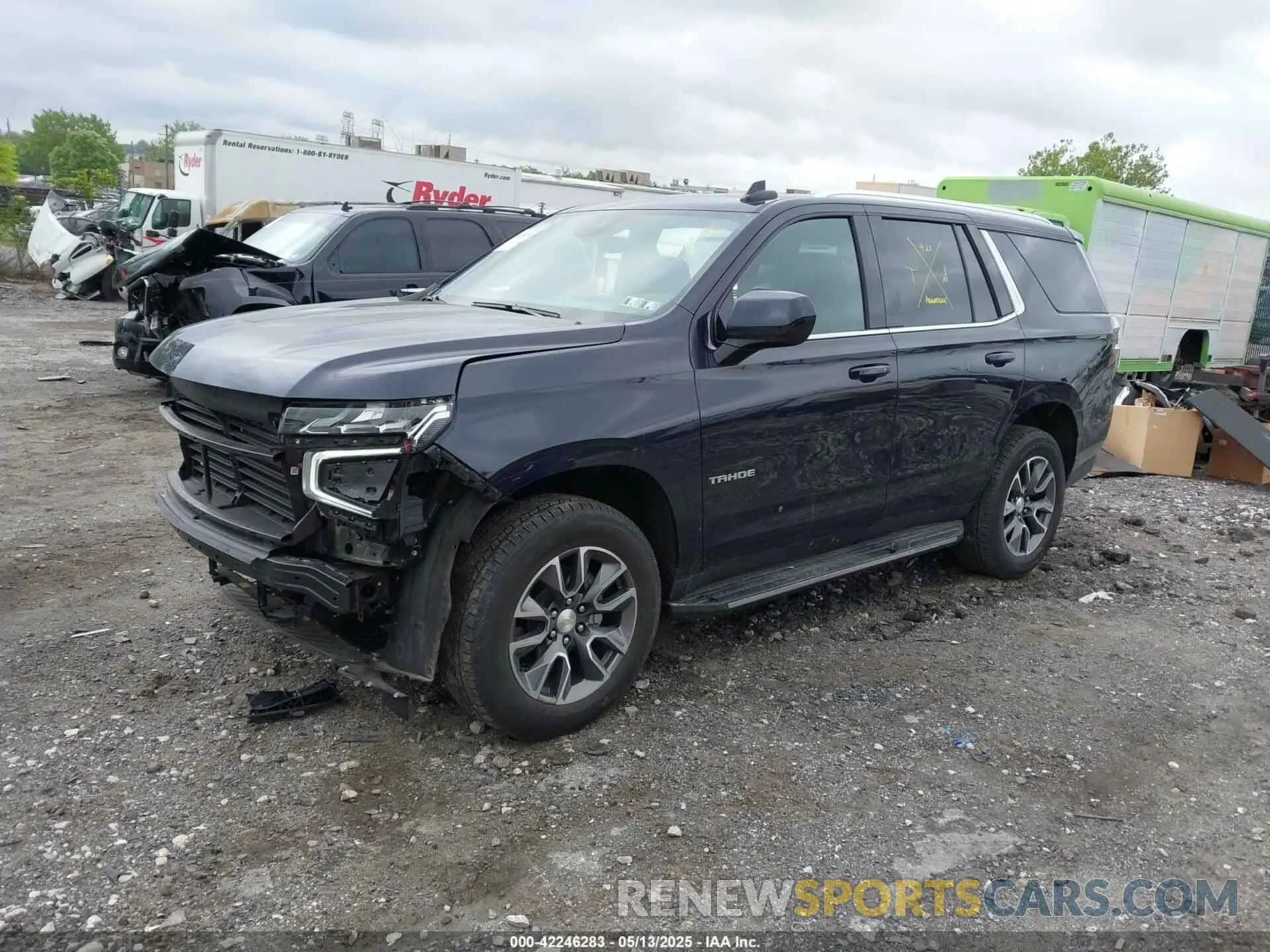 2 Photograph of a damaged car 1GNSKMKD8PR526352 CHEVROLET TAHOE 2023