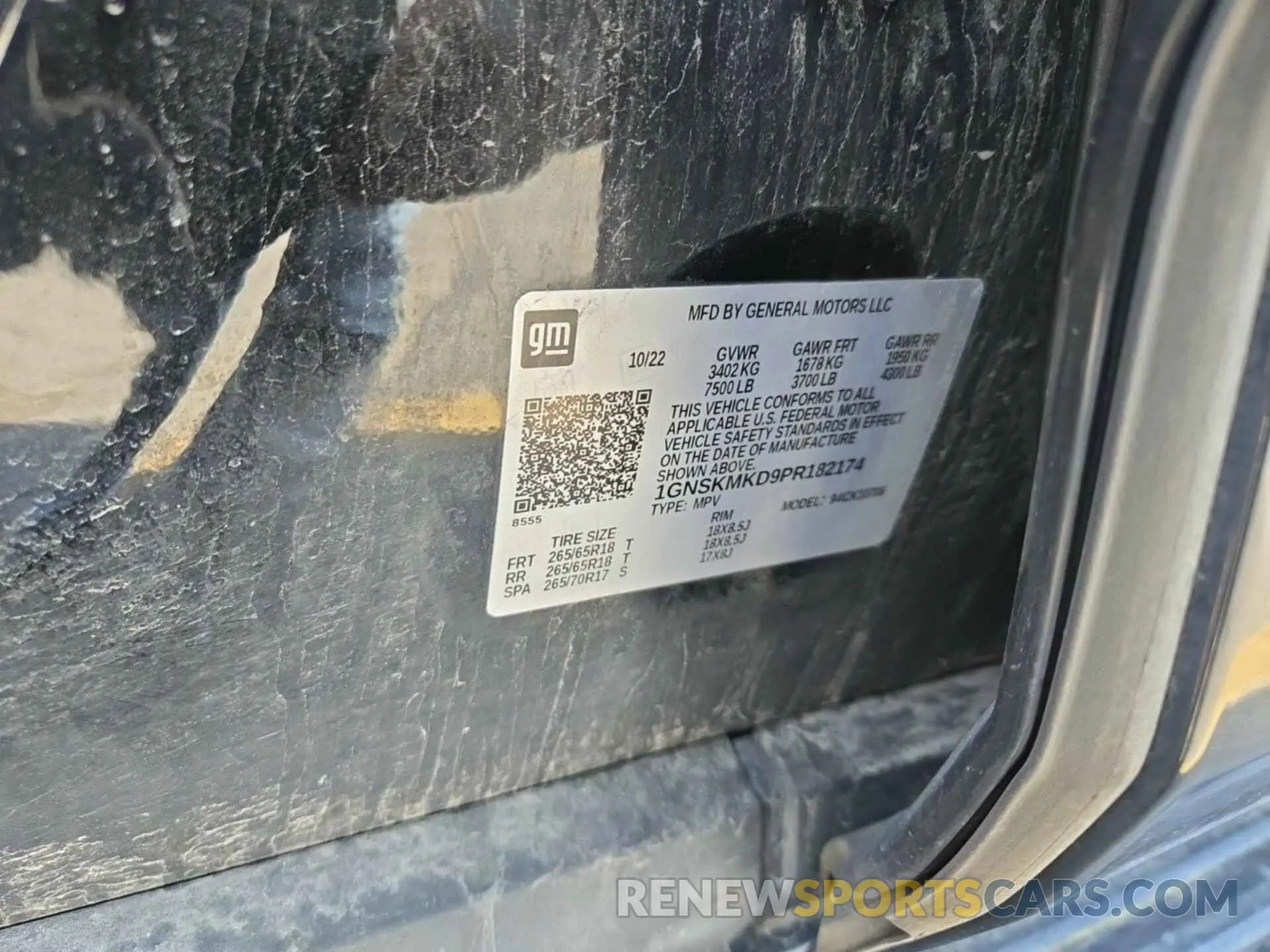 4 Photograph of a damaged car 1GNSKMKD9PR182174 CHEVROLET TAHOE 2023