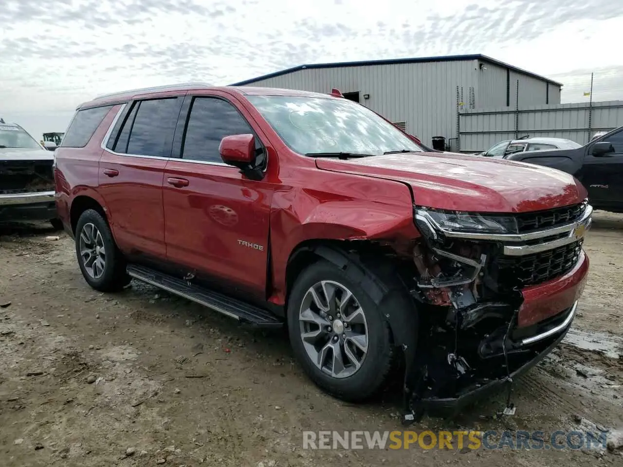 4 Photograph of a damaged car 1GNSKMKDXPR527082 CHEVROLET TAHOE 2023