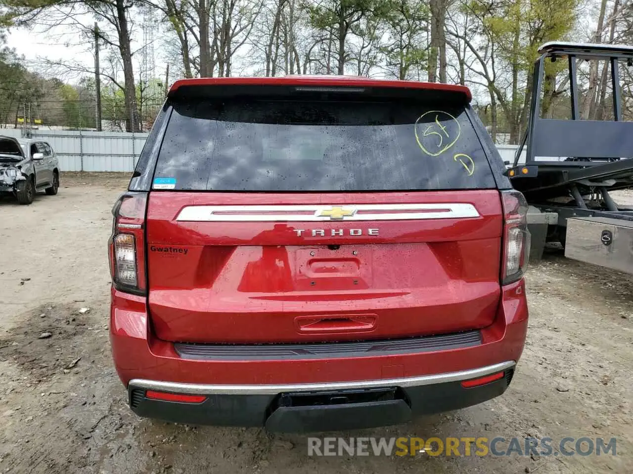 6 Photograph of a damaged car 1GNSKMKDXPR527082 CHEVROLET TAHOE 2023