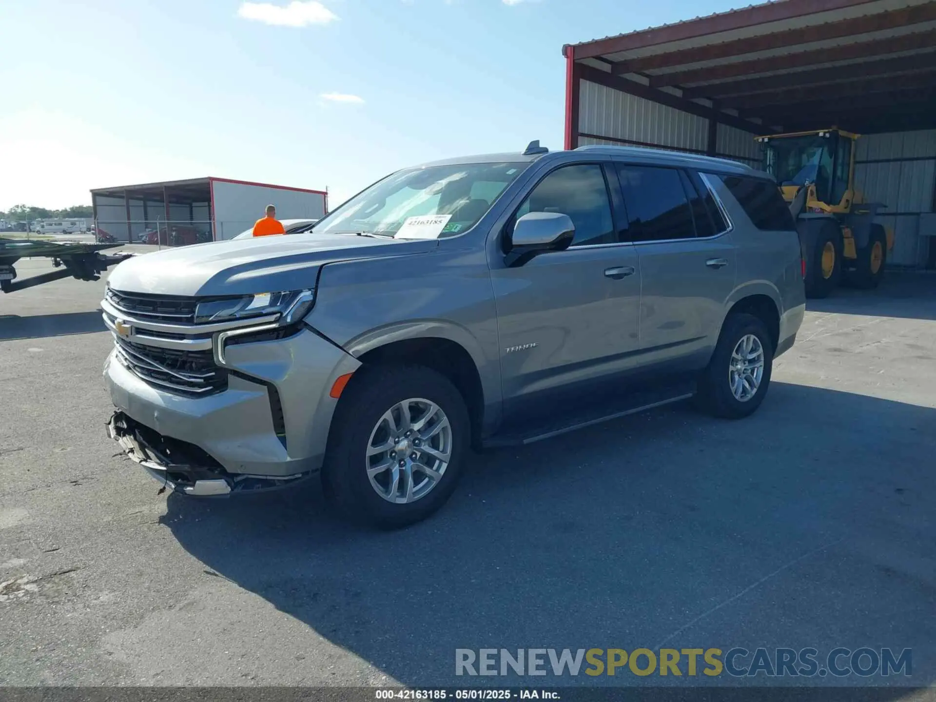 2 Photograph of a damaged car 1GNSKNKD0PR316432 CHEVROLET TAHOE 2023