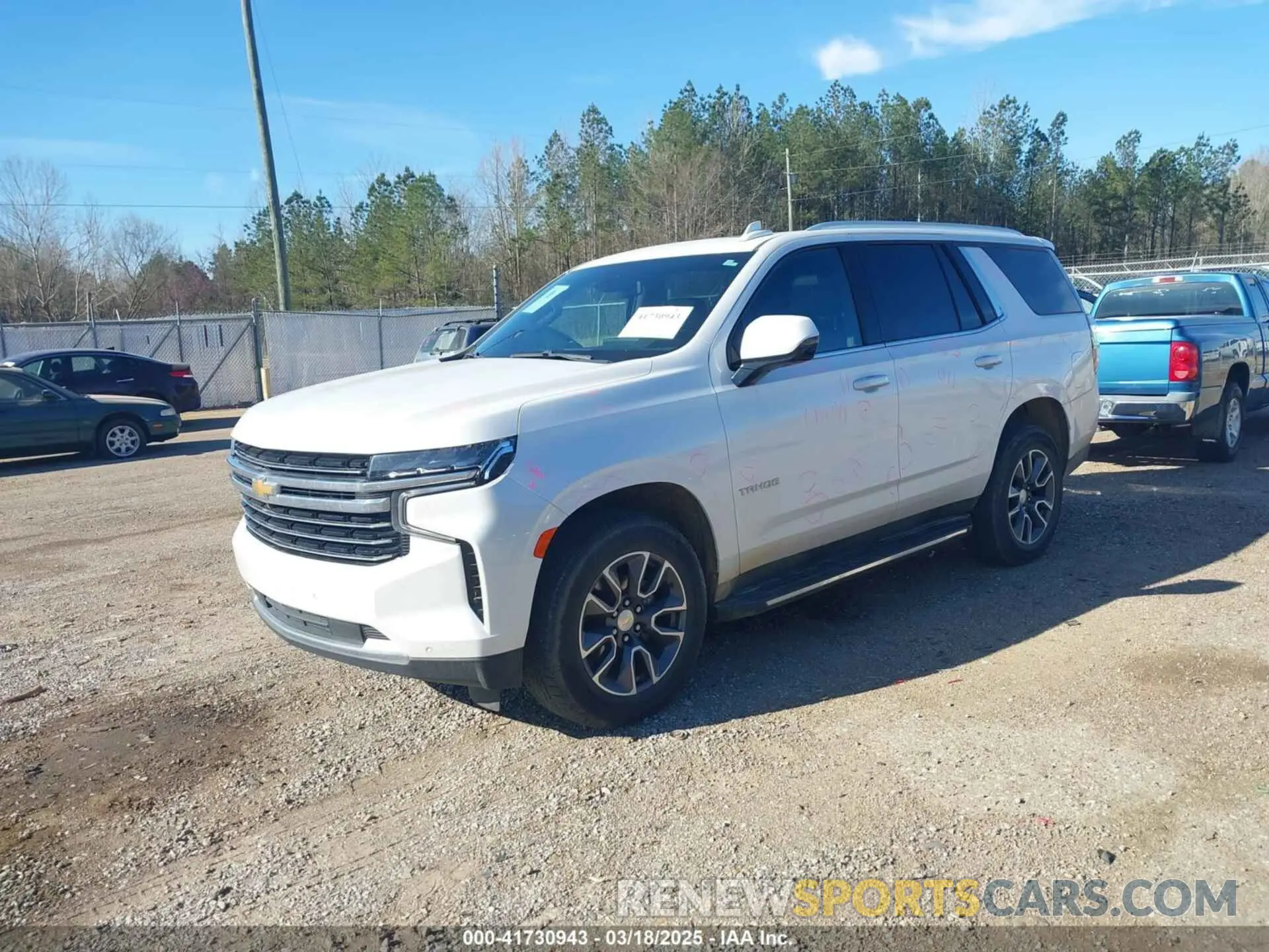 2 Photograph of a damaged car 1GNSKNKD0PR356526 CHEVROLET TAHOE 2023