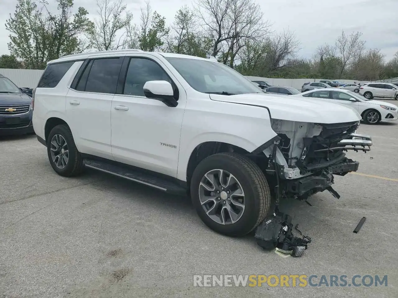 4 Photograph of a damaged car 1GNSKNKD4PR323755 CHEVROLET TAHOE 2023