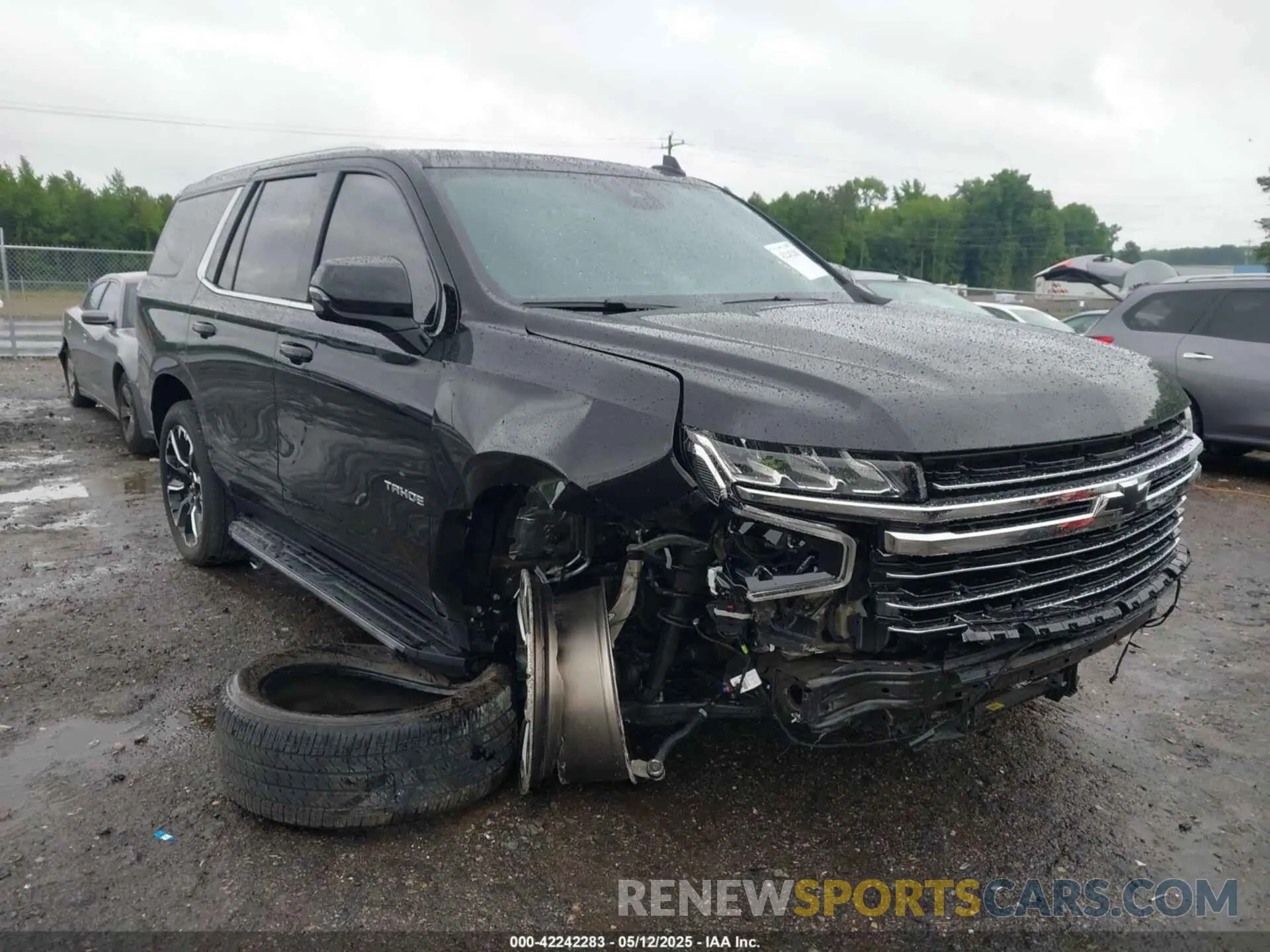 1 Photograph of a damaged car 1GNSKNKD5PR407387 CHEVROLET TAHOE 2023