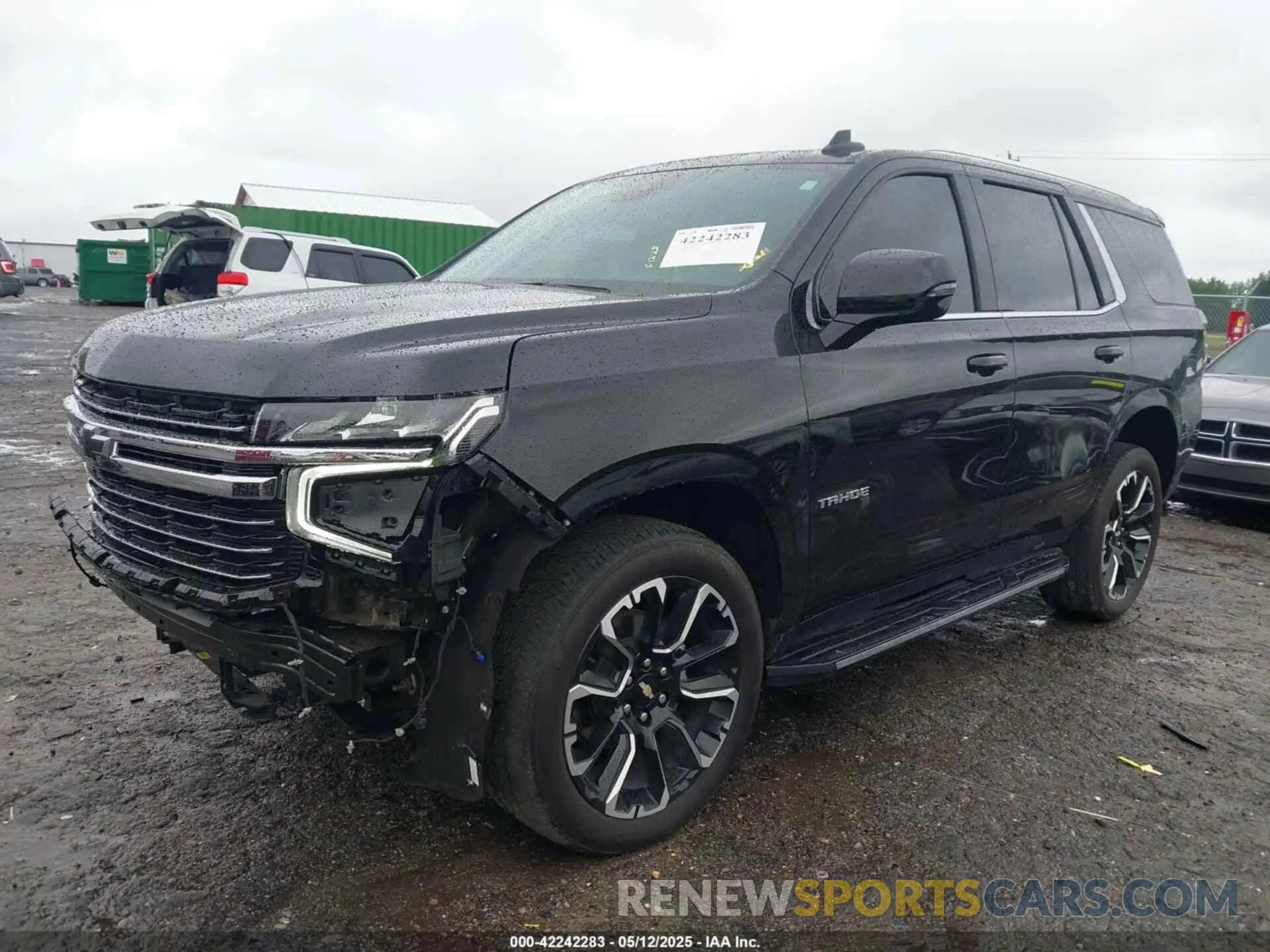 2 Photograph of a damaged car 1GNSKNKD5PR407387 CHEVROLET TAHOE 2023