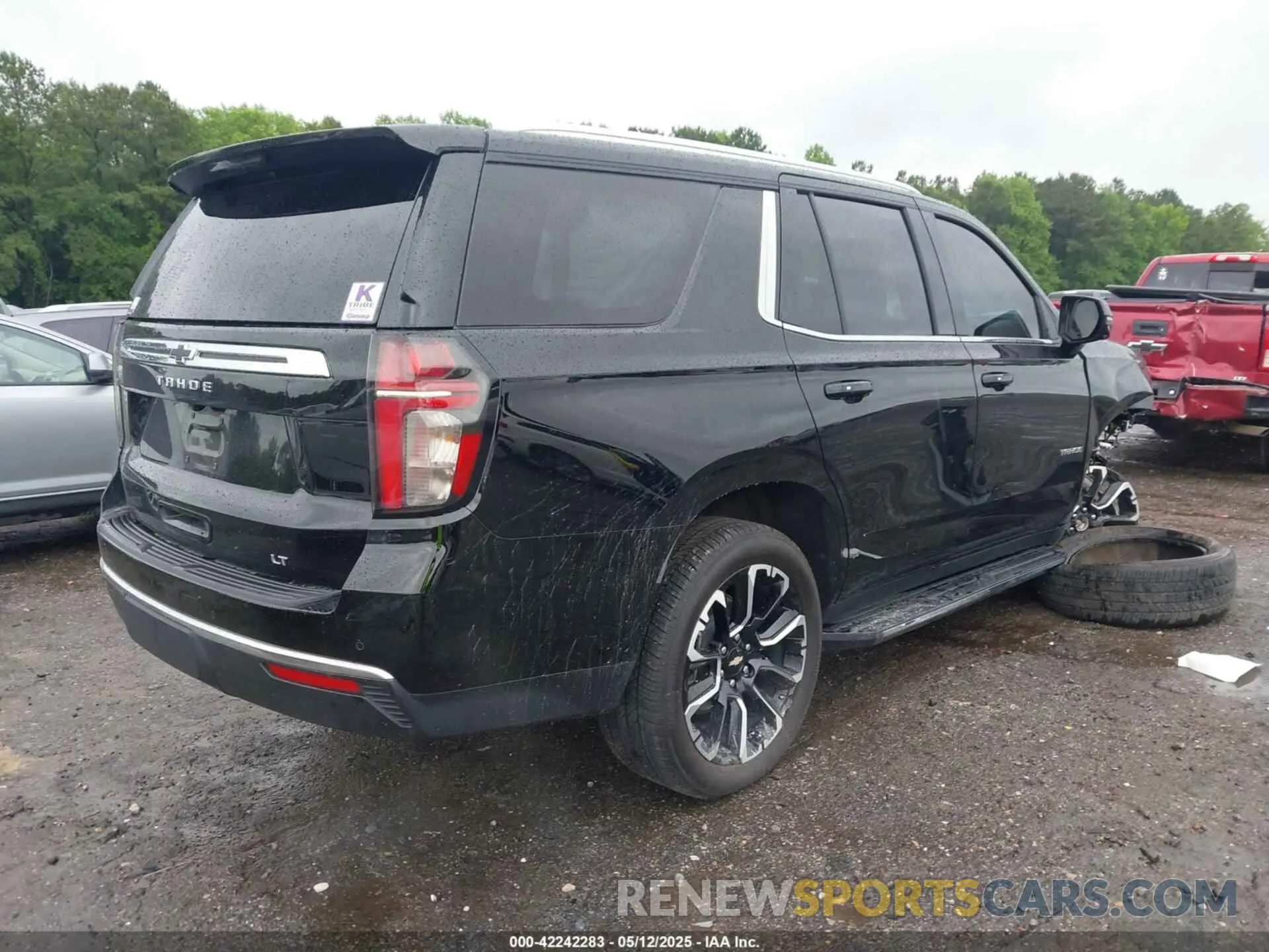 4 Photograph of a damaged car 1GNSKNKD5PR407387 CHEVROLET TAHOE 2023