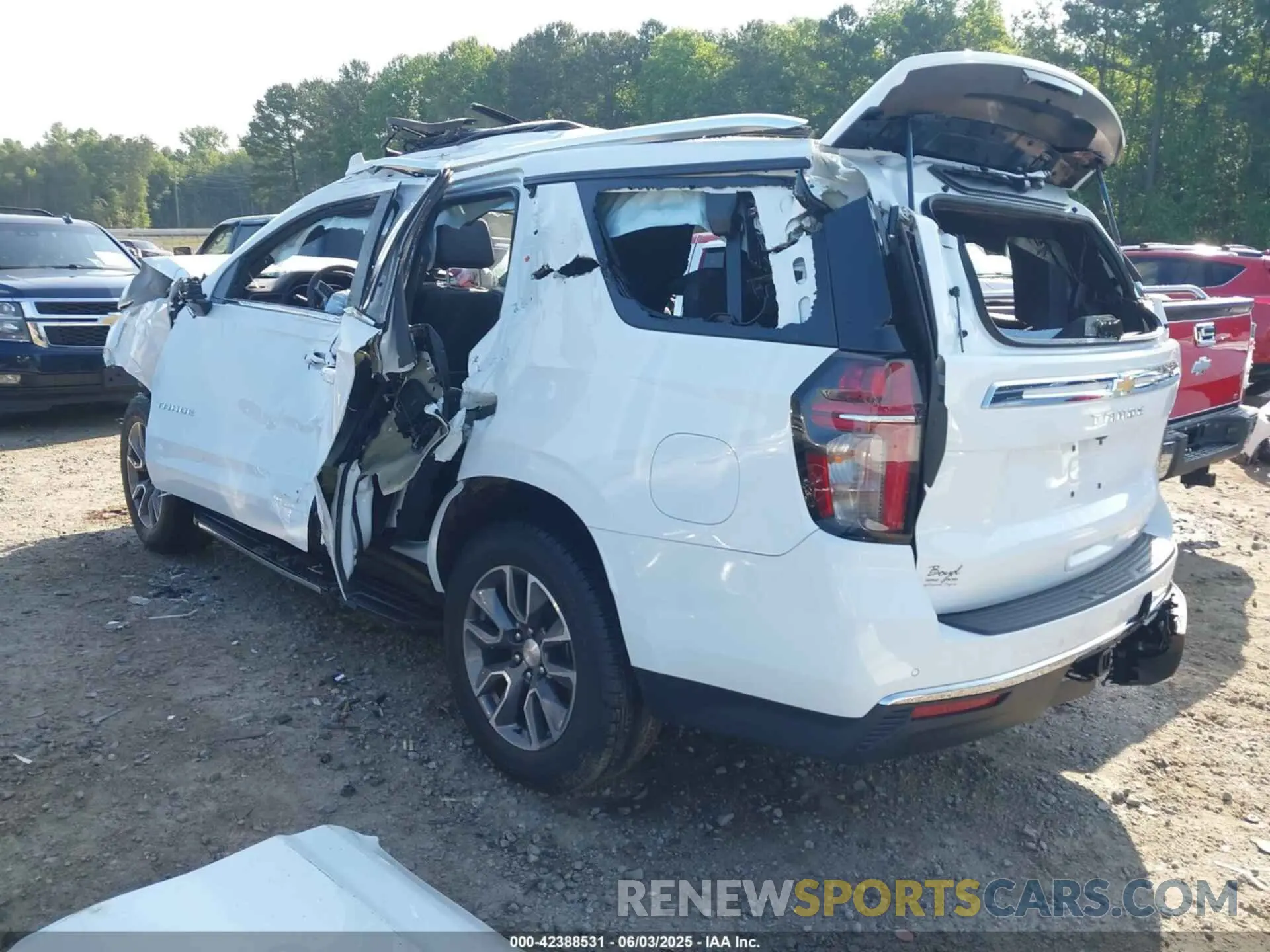 3 Photograph of a damaged car 1GNSKNKD6PR449907 CHEVROLET TAHOE 2023