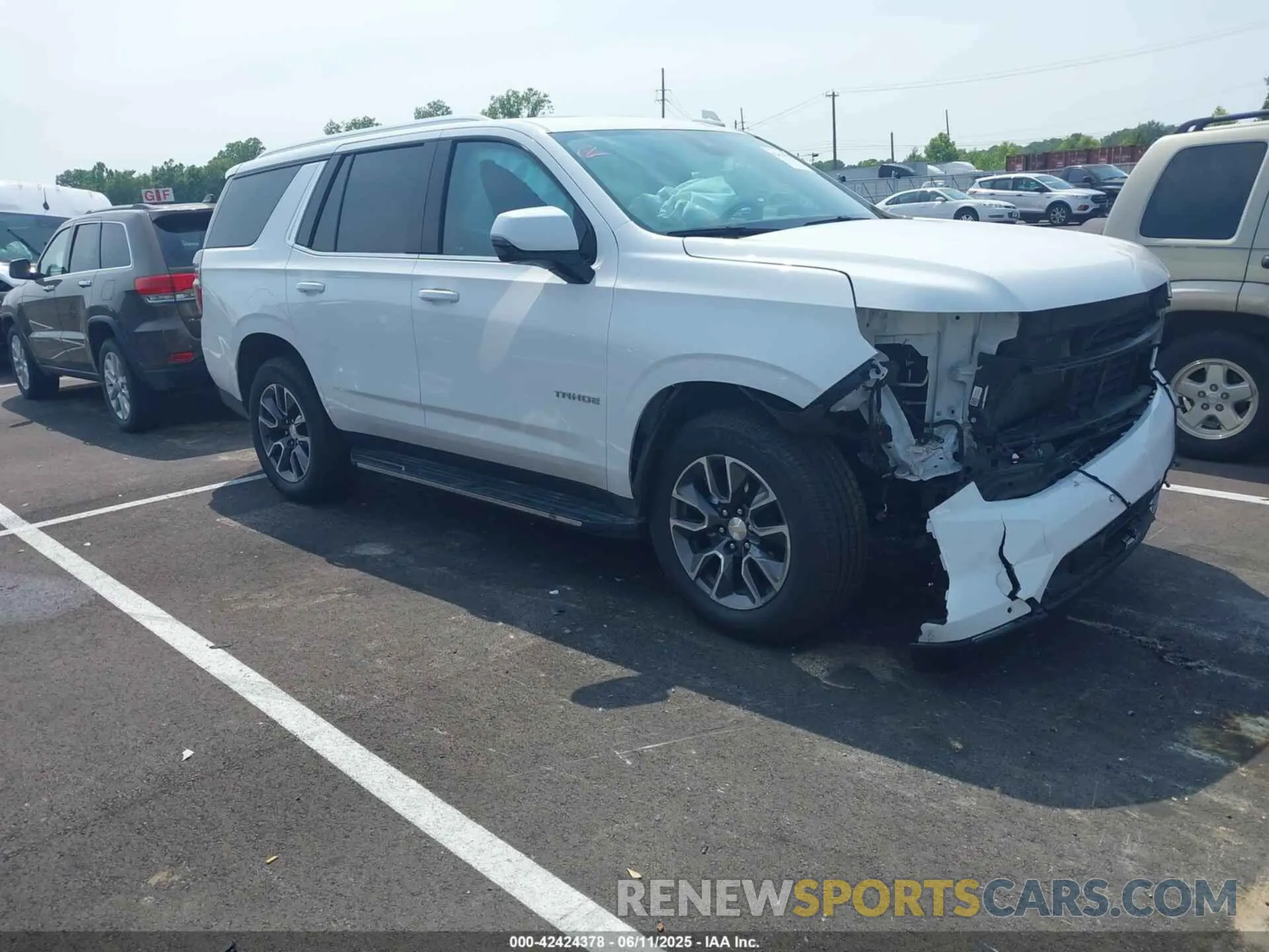1 Photograph of a damaged car 1GNSKNKD6PR468151 CHEVROLET TAHOE 2023