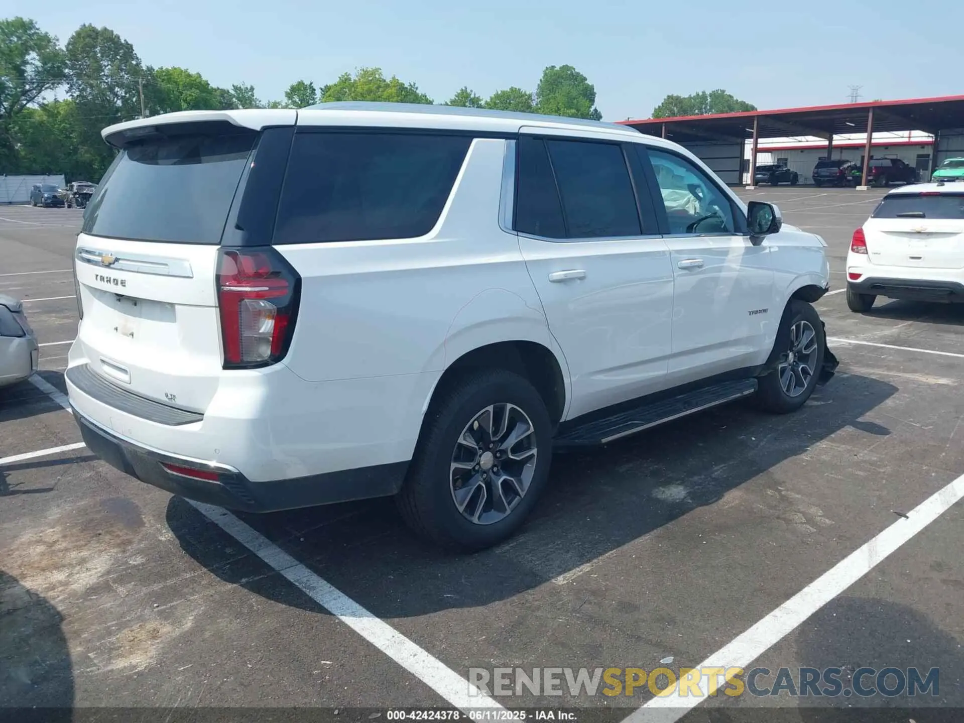 4 Photograph of a damaged car 1GNSKNKD6PR468151 CHEVROLET TAHOE 2023