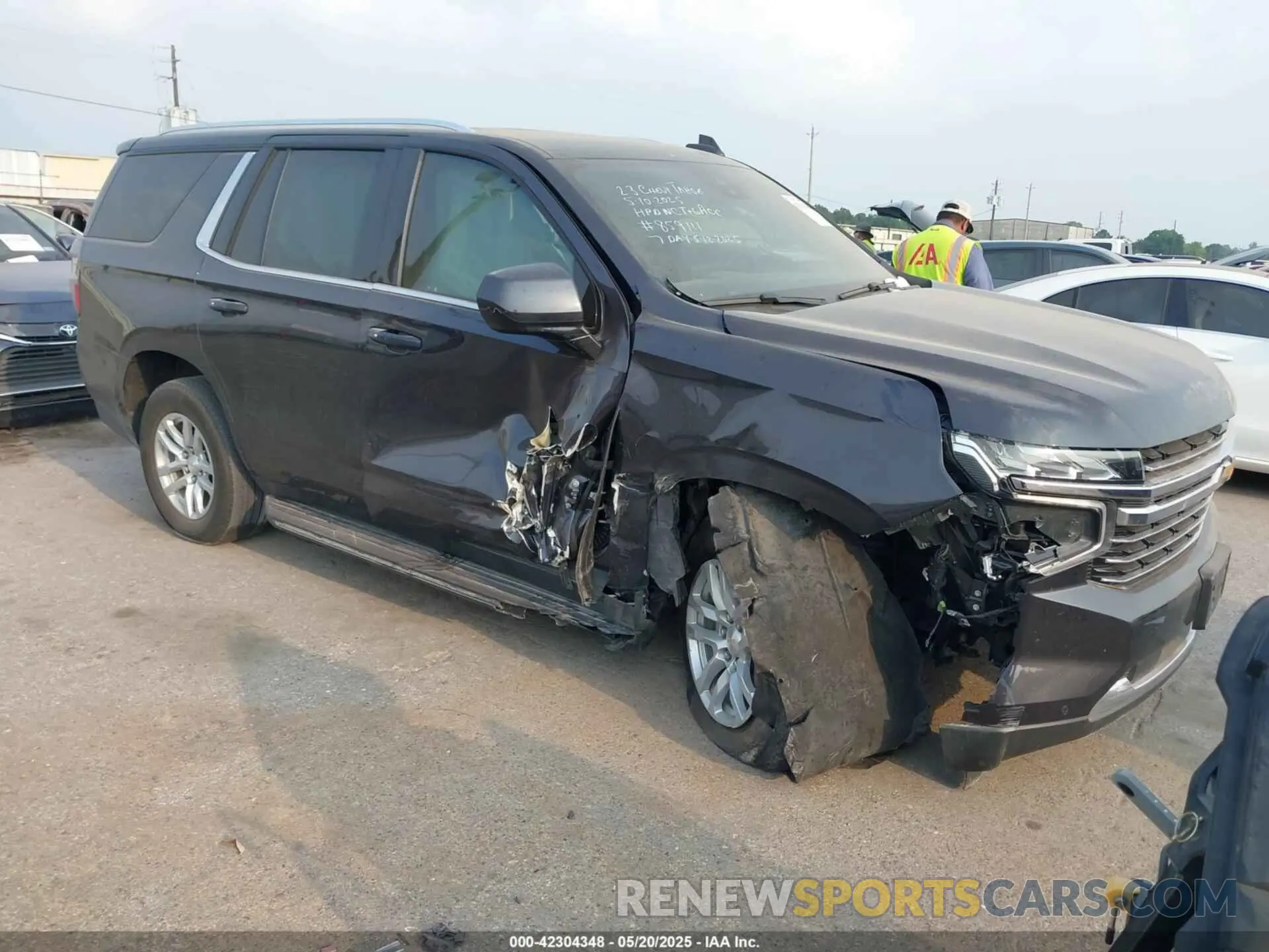 1 Photograph of a damaged car 1GNSKNKD7PR236450 CHEVROLET TAHOE 2023