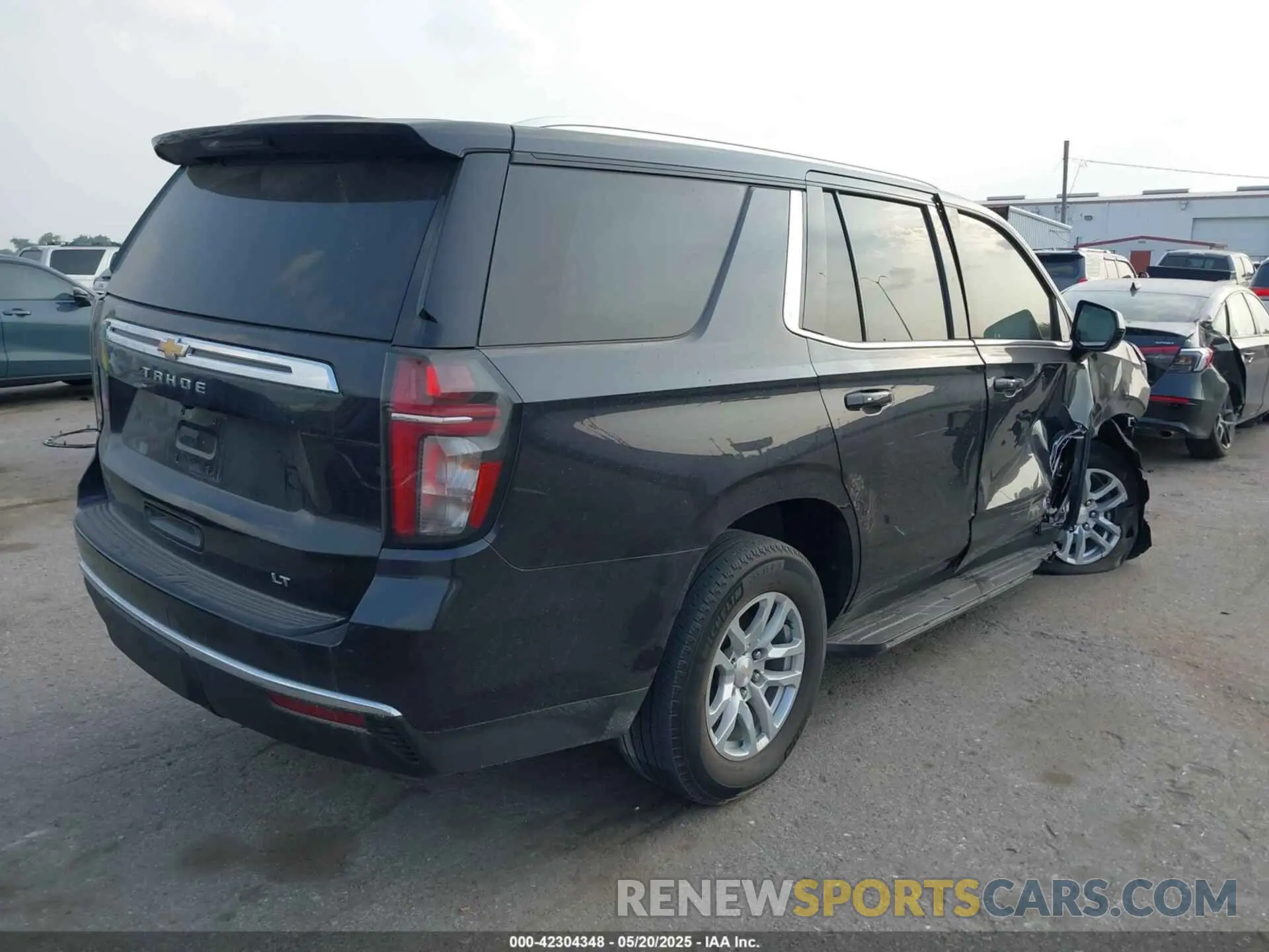 4 Photograph of a damaged car 1GNSKNKD7PR236450 CHEVROLET TAHOE 2023