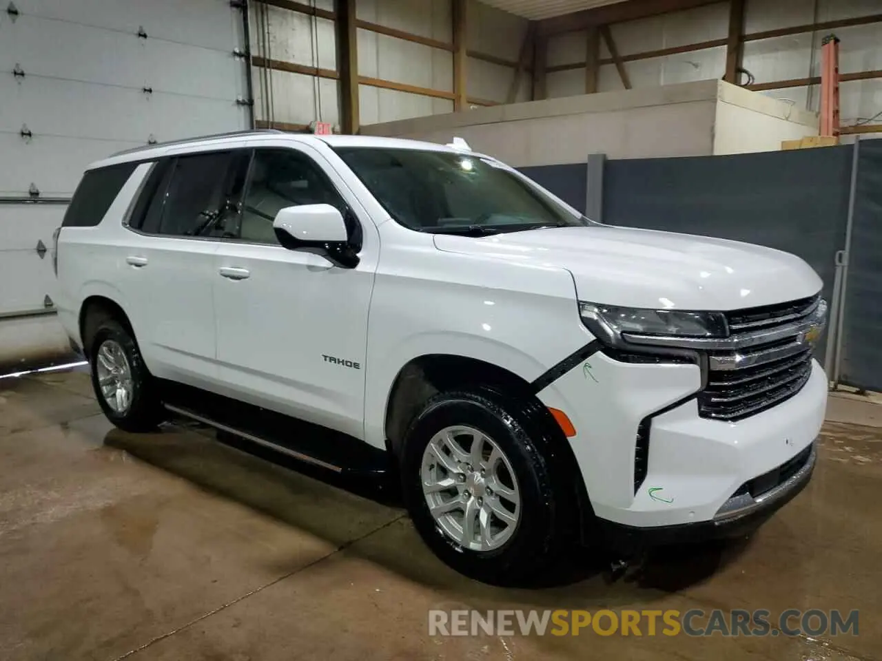 4 Photograph of a damaged car 1GNSKNKDXPR375455 CHEVROLET TAHOE 2023