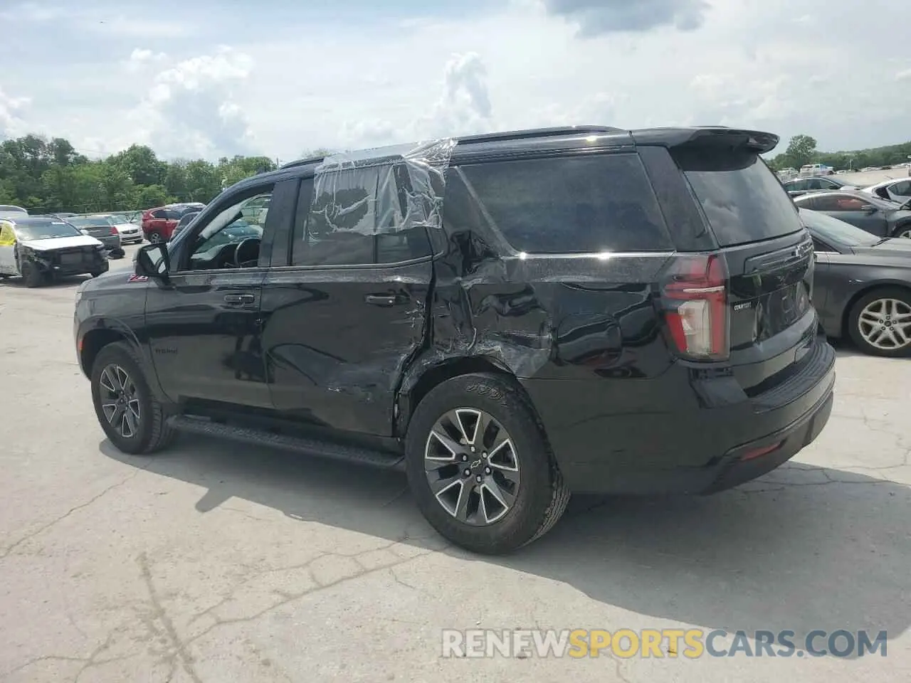 2 Photograph of a damaged car 1GNSKPKD0PR479724 CHEVROLET TAHOE 2023