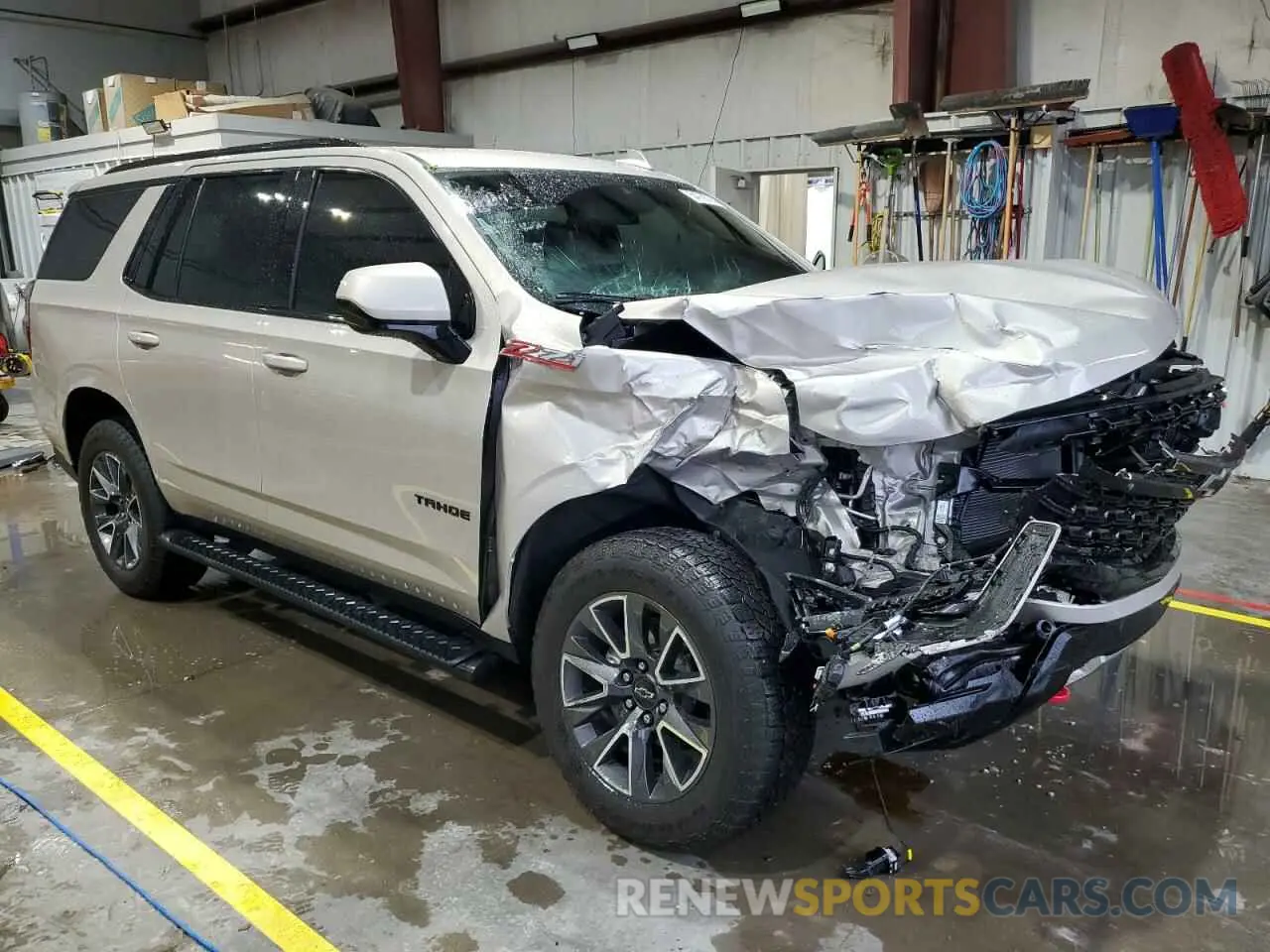 4 Photograph of a damaged car 1GNSKPKD6PR117011 CHEVROLET TAHOE 2023