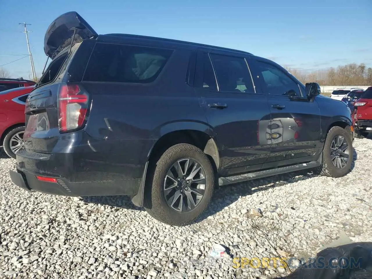 3 Photograph of a damaged car 1GNSKPKD8PR336200 CHEVROLET TAHOE 2023