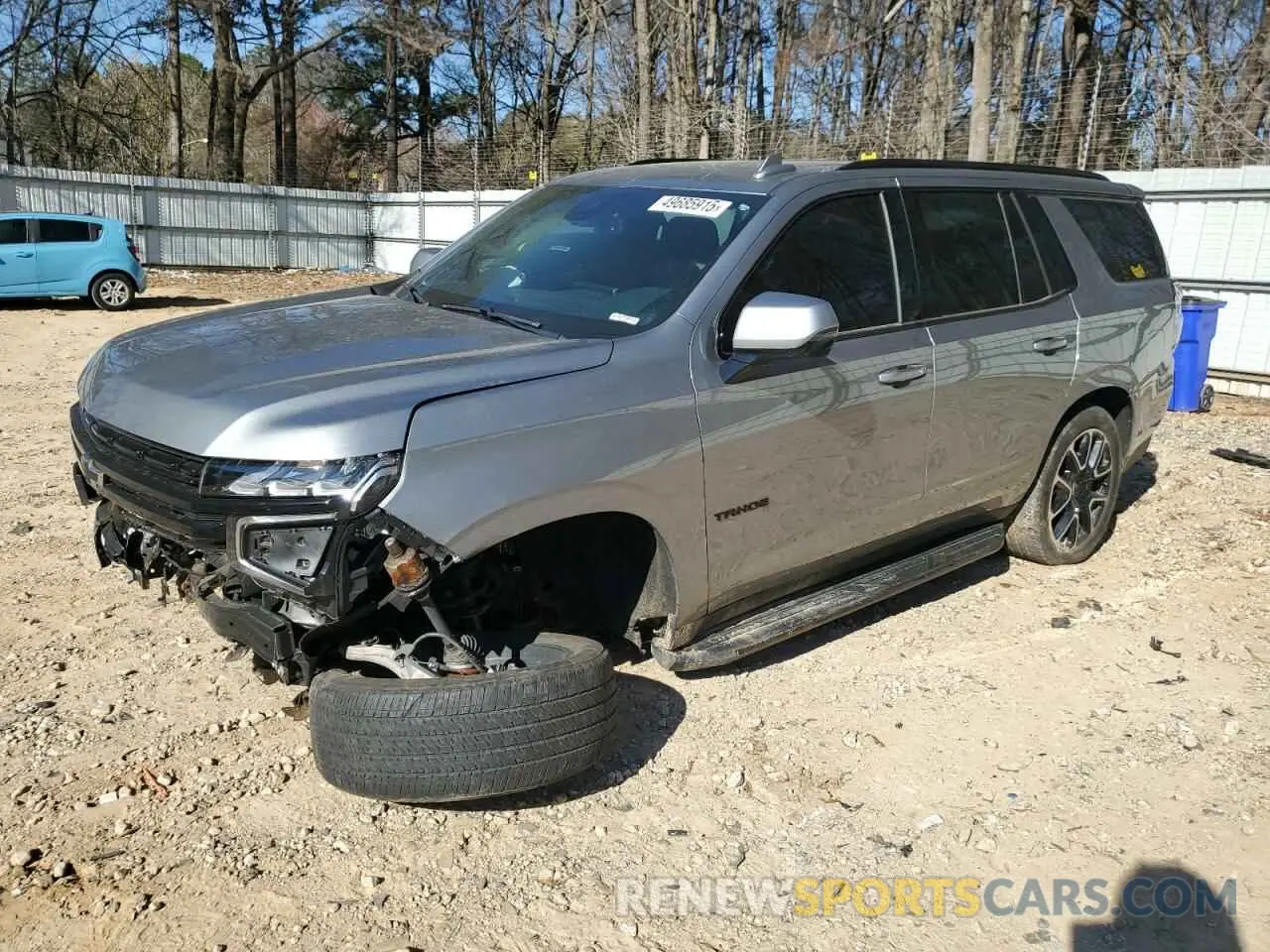 1 Photograph of a damaged car 1GNSKRKD2PR327701 CHEVROLET TAHOE 2023