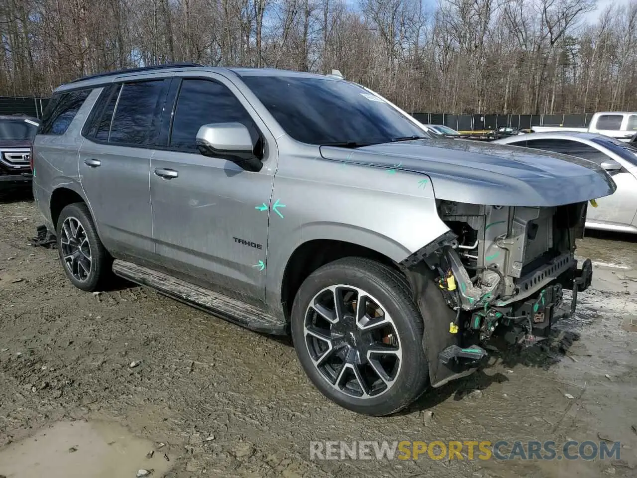 4 Photograph of a damaged car 1GNSKRKD3PR266519 CHEVROLET TAHOE 2023