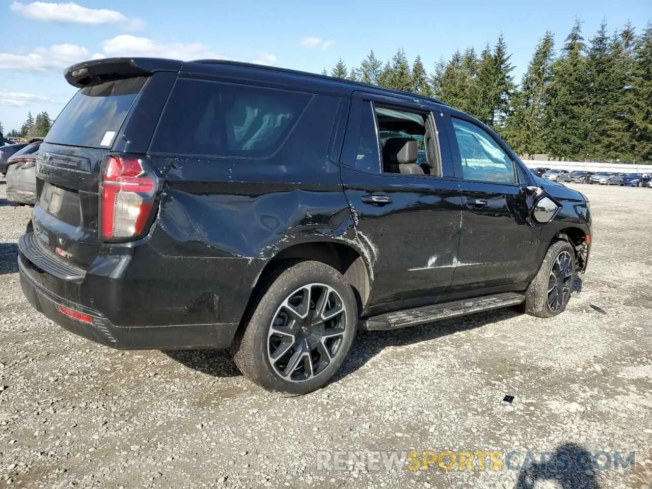 3 Photograph of a damaged car 1GNSKRKD3PR314083 CHEVROLET TAHOE 2023
