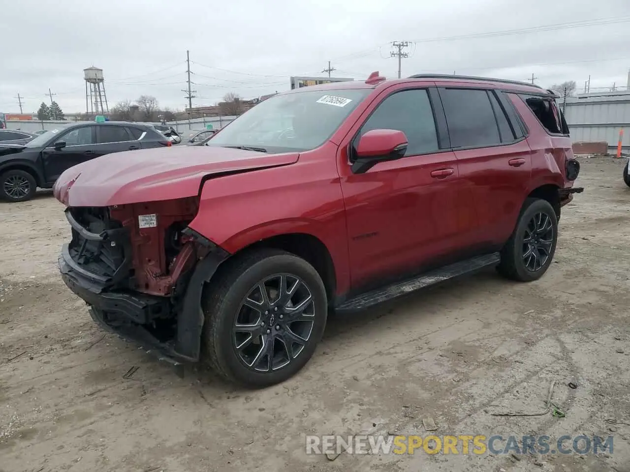 1 Photograph of a damaged car 1GNSKRKD8PR322728 CHEVROLET TAHOE 2023