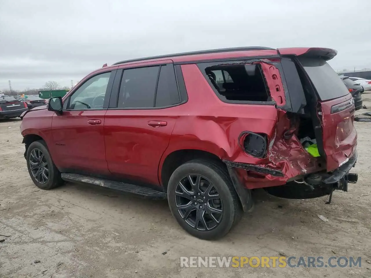 2 Photograph of a damaged car 1GNSKRKD8PR322728 CHEVROLET TAHOE 2023