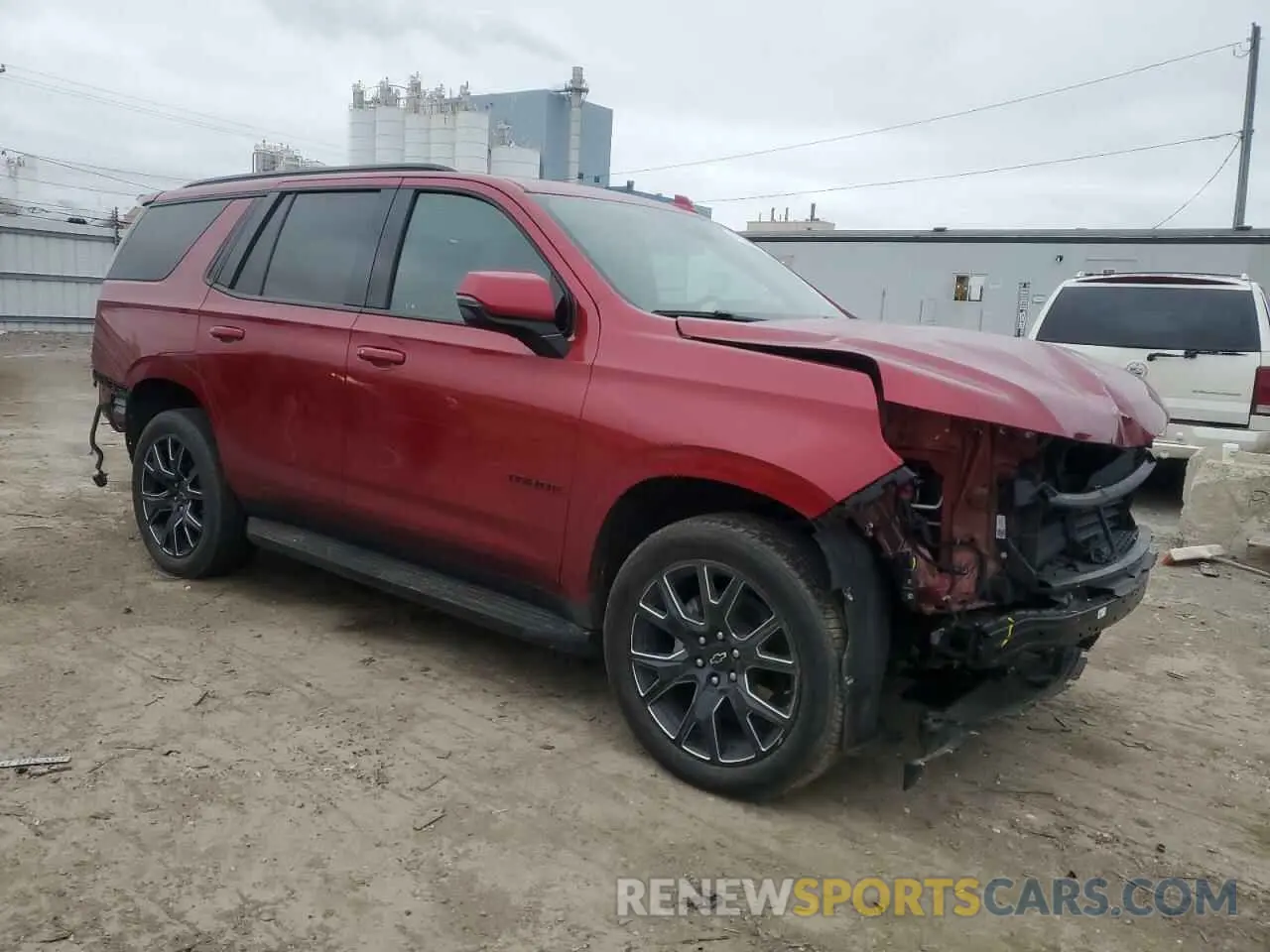4 Photograph of a damaged car 1GNSKRKD8PR322728 CHEVROLET TAHOE 2023