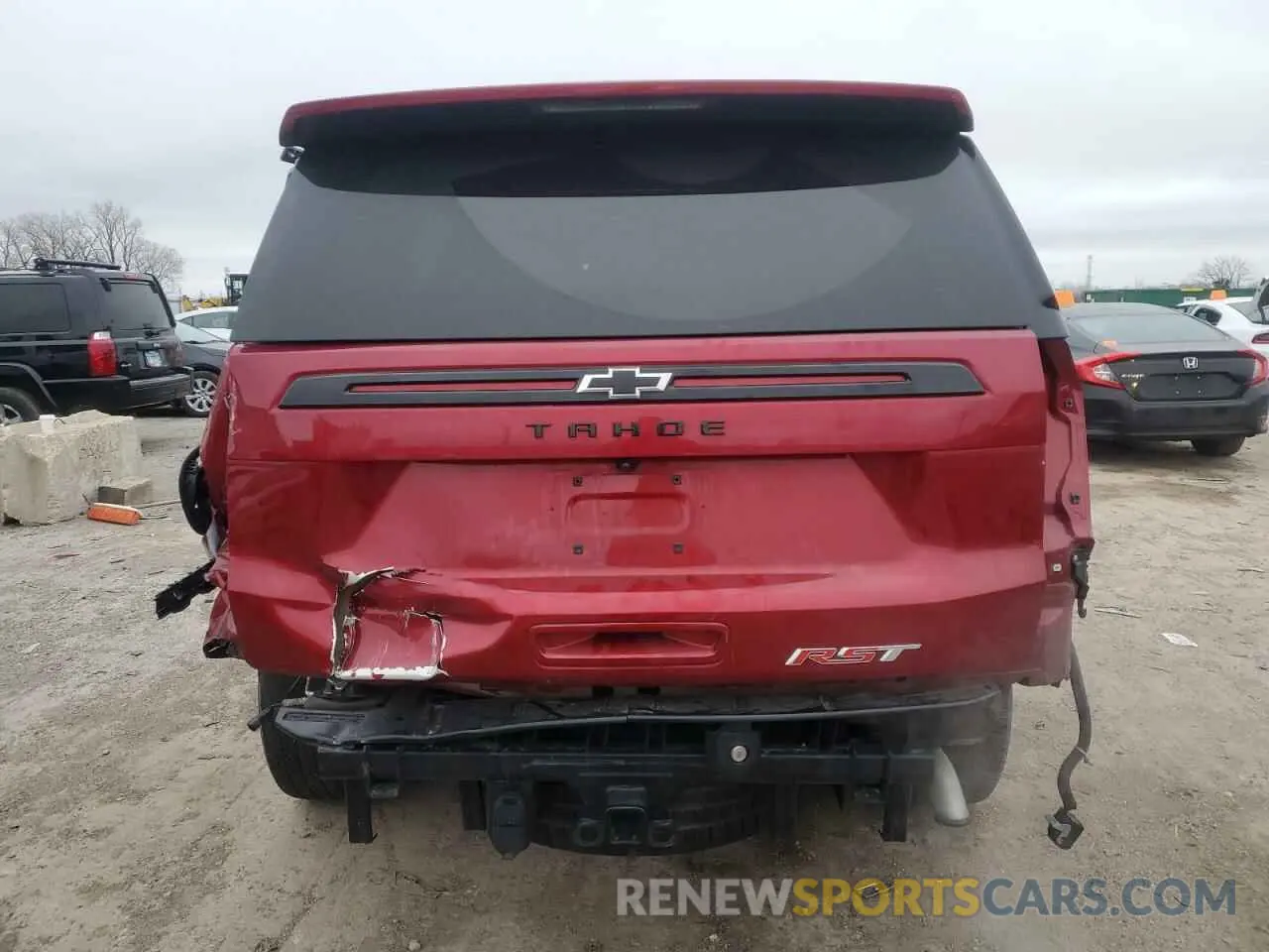 6 Photograph of a damaged car 1GNSKRKD8PR322728 CHEVROLET TAHOE 2023