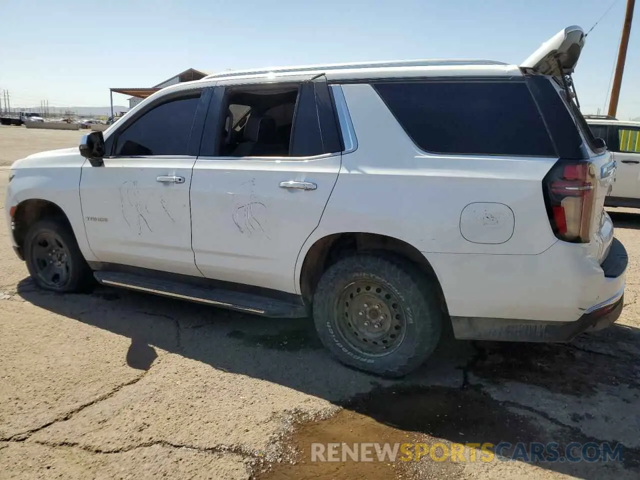 2 Photograph of a damaged car 1GNSKSKD1PR273296 CHEVROLET TAHOE 2023