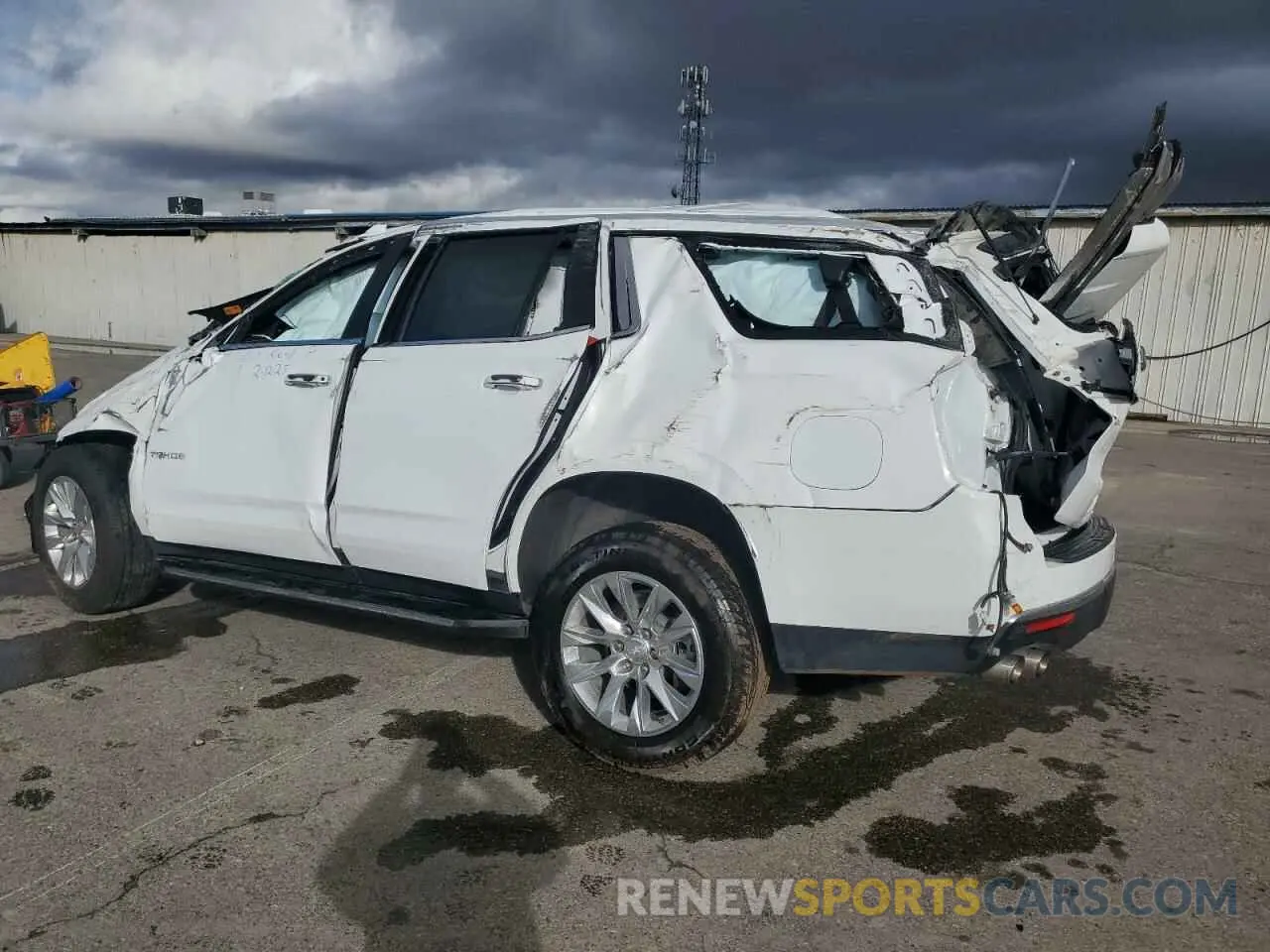 2 Photograph of a damaged car 1GNSKSKD8PR283310 CHEVROLET TAHOE 2023