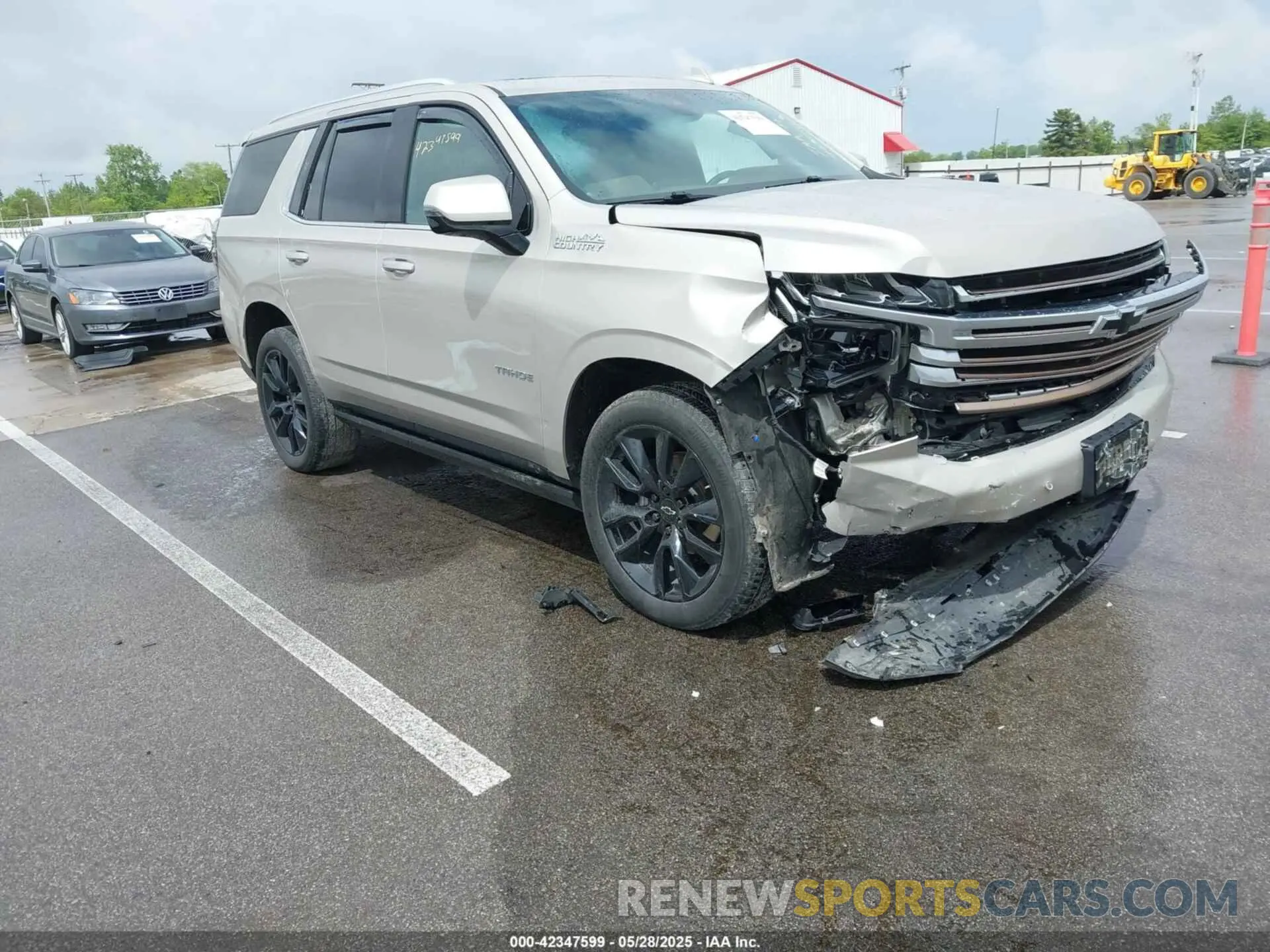 1 Photograph of a damaged car 1GNSKTKL0PR214835 CHEVROLET TAHOE 2023