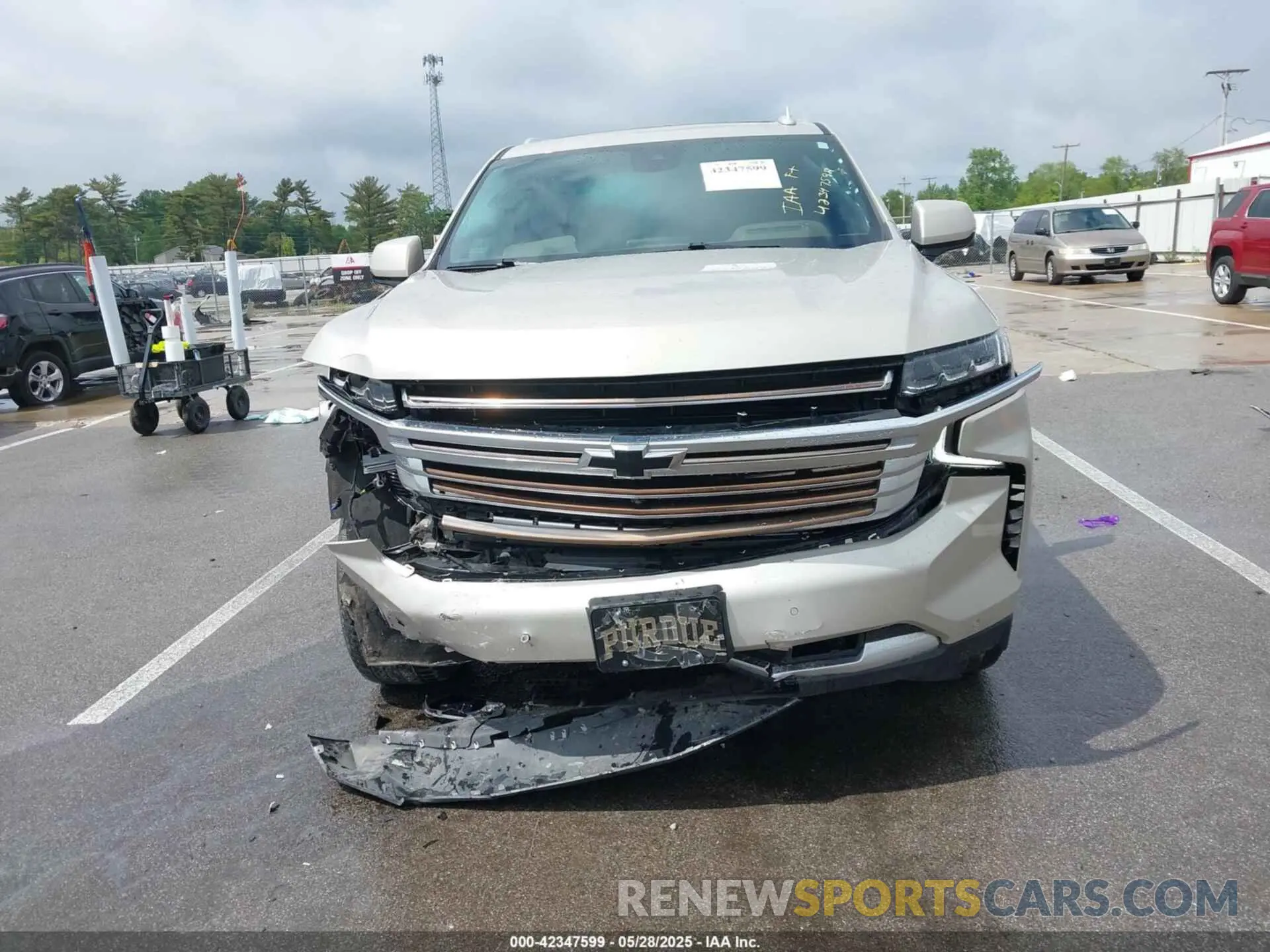 13 Photograph of a damaged car 1GNSKTKL0PR214835 CHEVROLET TAHOE 2023