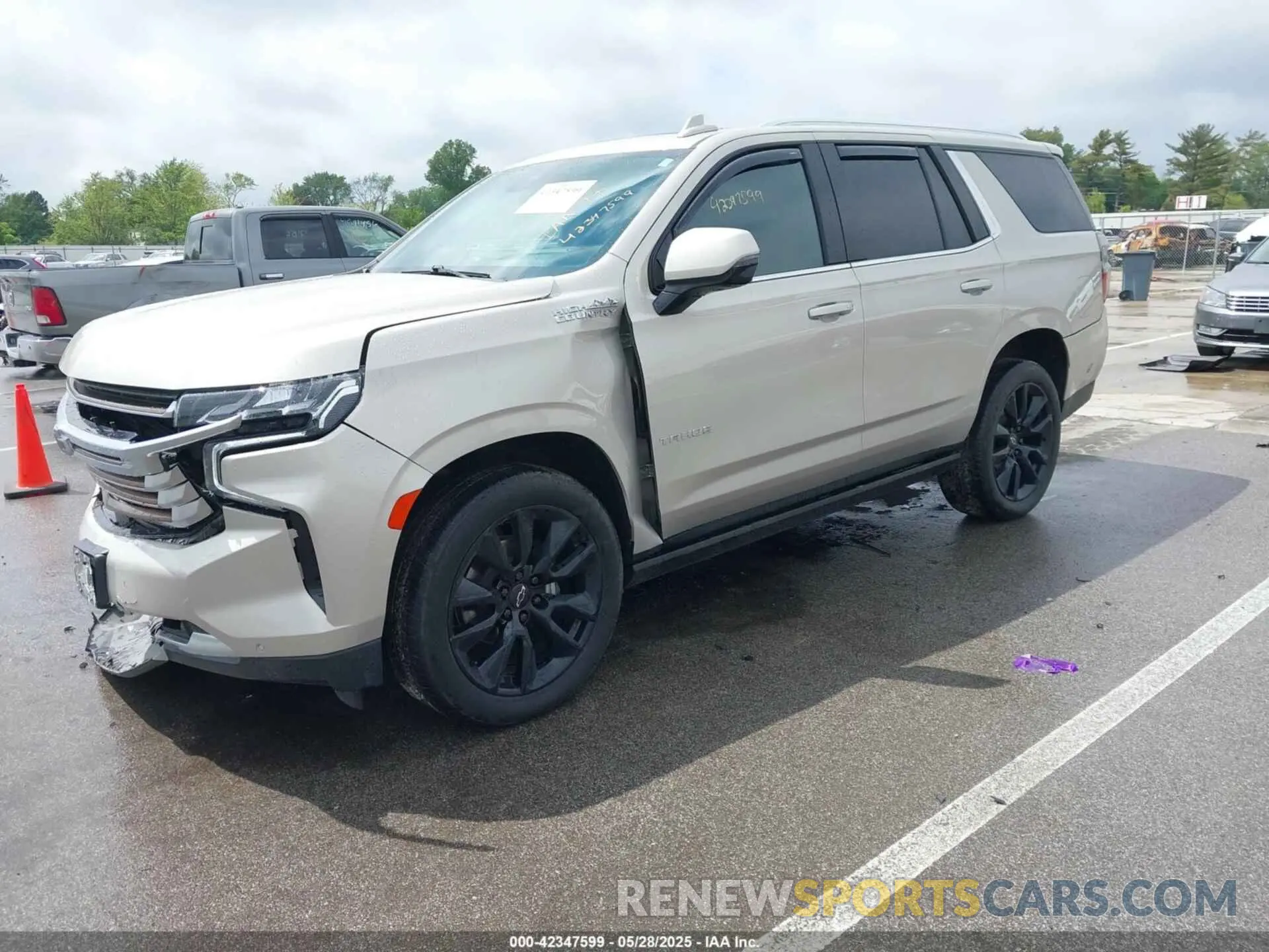 2 Photograph of a damaged car 1GNSKTKL0PR214835 CHEVROLET TAHOE 2023