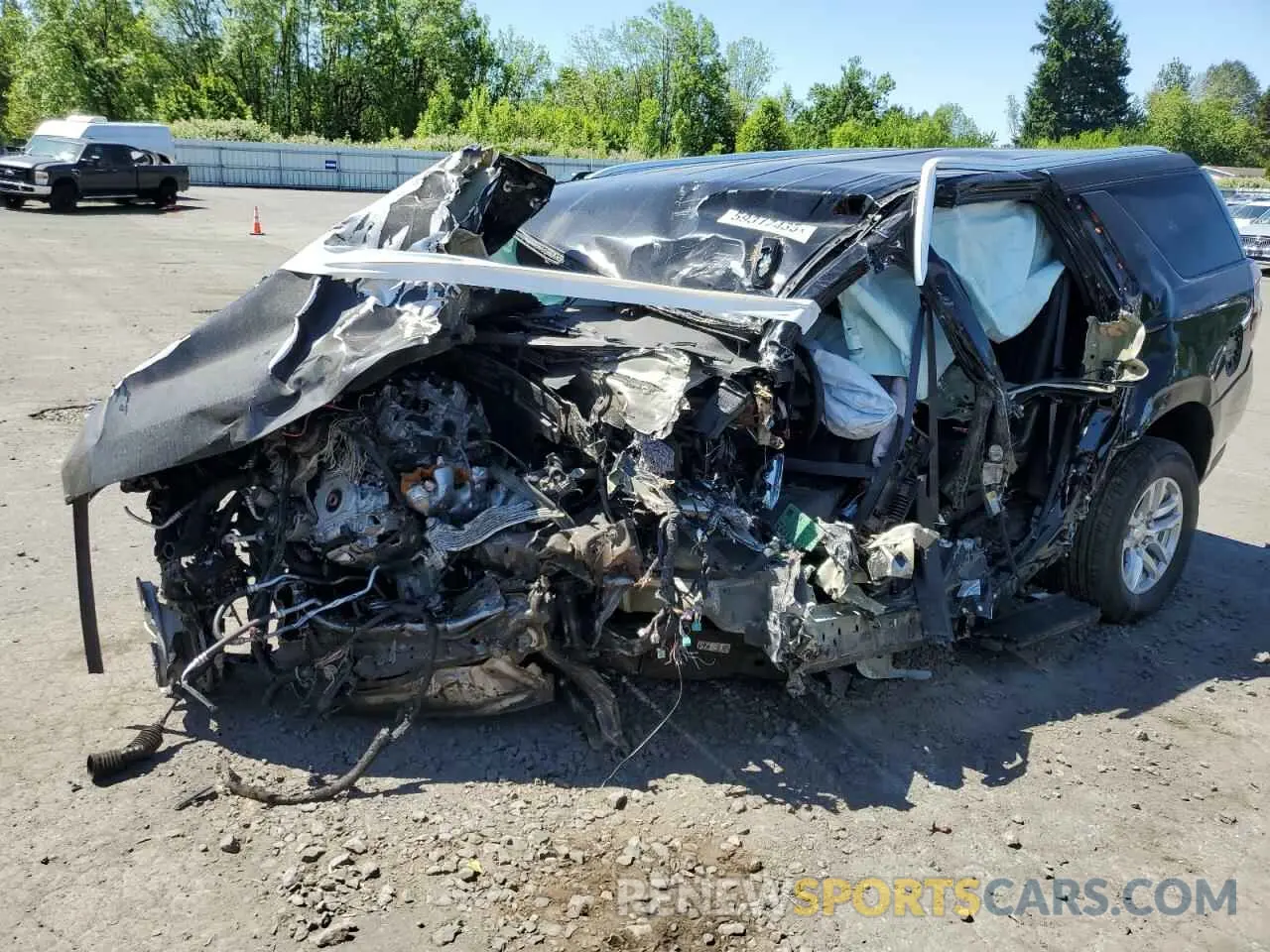 1 Photograph of a damaged car 1GNSCNKD4RR306227 CHEVROLET TAHOE 2024