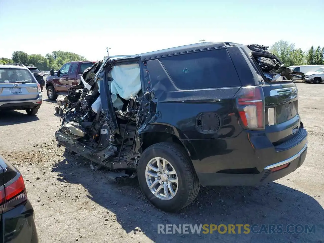 2 Photograph of a damaged car 1GNSCNKD4RR306227 CHEVROLET TAHOE 2024