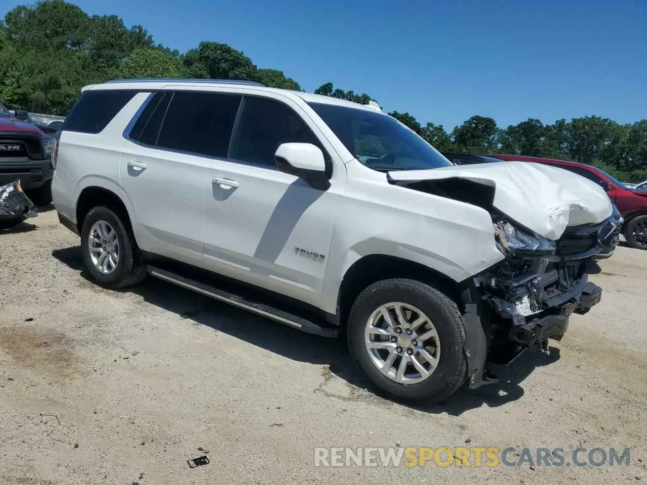 4 Photograph of a damaged car 1GNSCNKD5RR243042 CHEVROLET TAHOE 2024