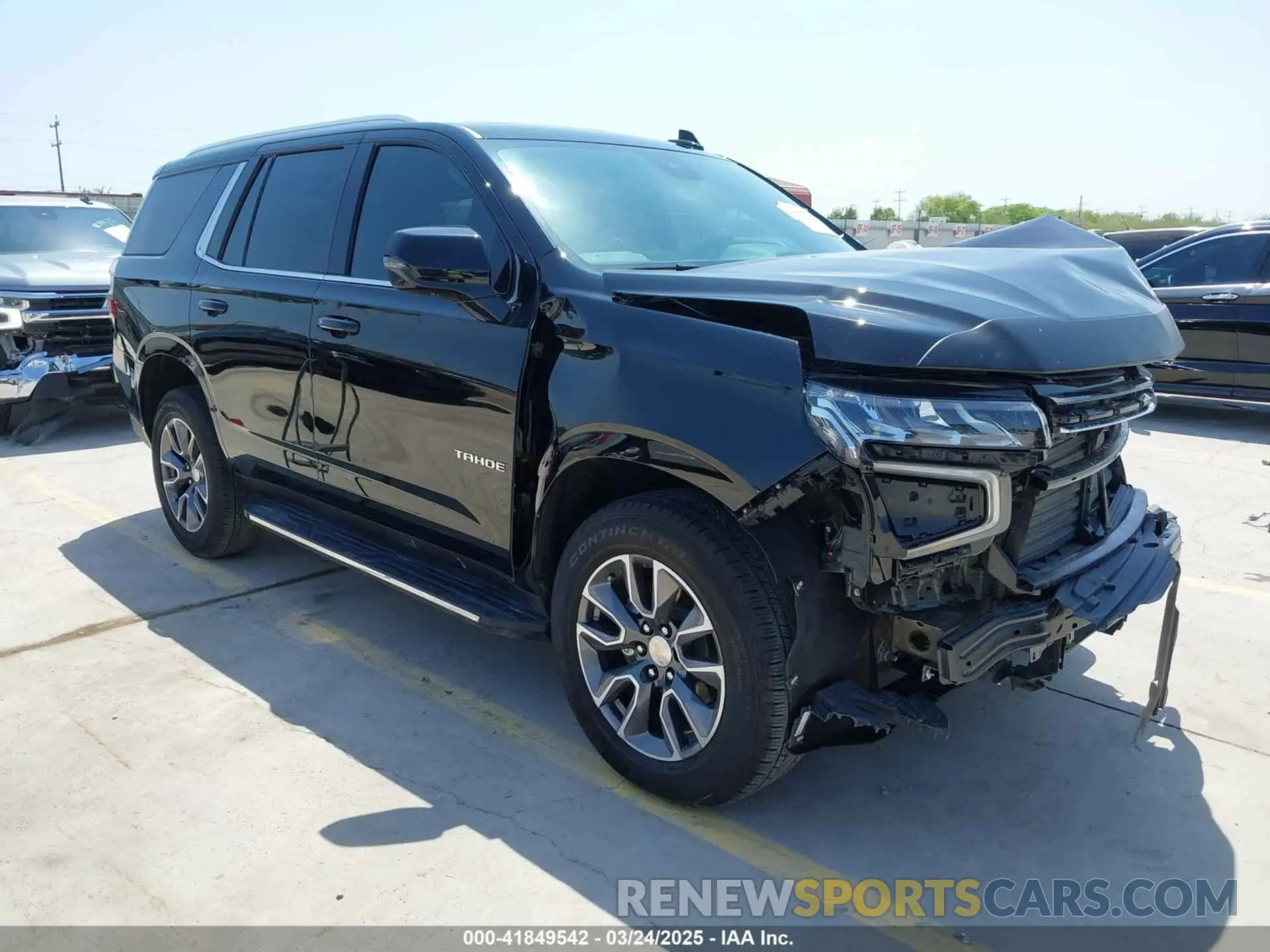 1 Photograph of a damaged car 1GNSCNKD7RR374098 CHEVROLET TAHOE 2024