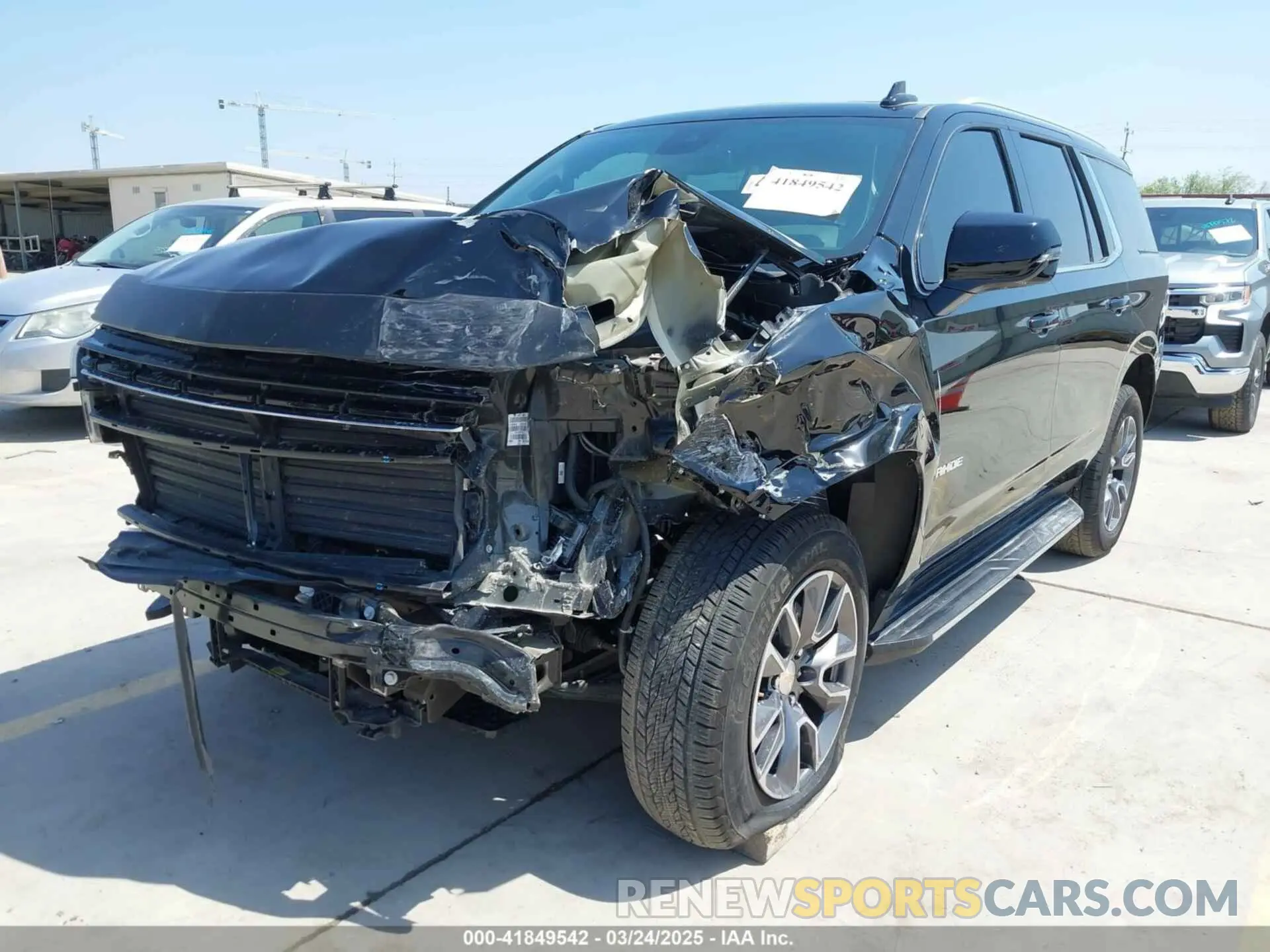 2 Photograph of a damaged car 1GNSCNKD7RR374098 CHEVROLET TAHOE 2024