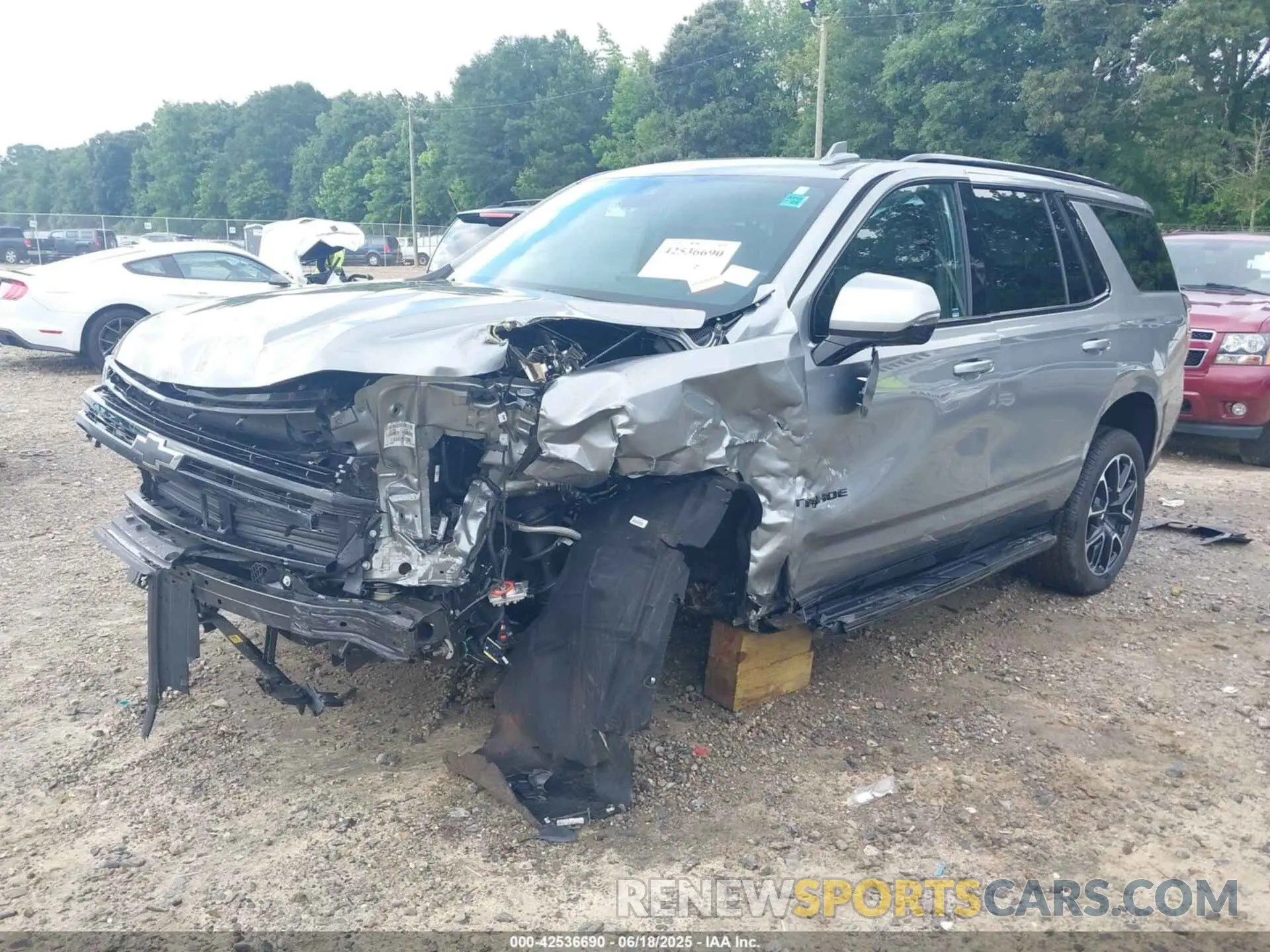 2 Photograph of a damaged car 1GNSCRKDXRR395888 CHEVROLET TAHOE 2024