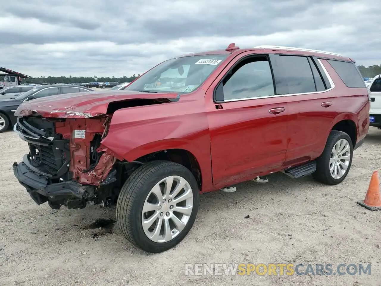 1 Photograph of a damaged car 1GNSCSKT2RR334761 CHEVROLET TAHOE 2024