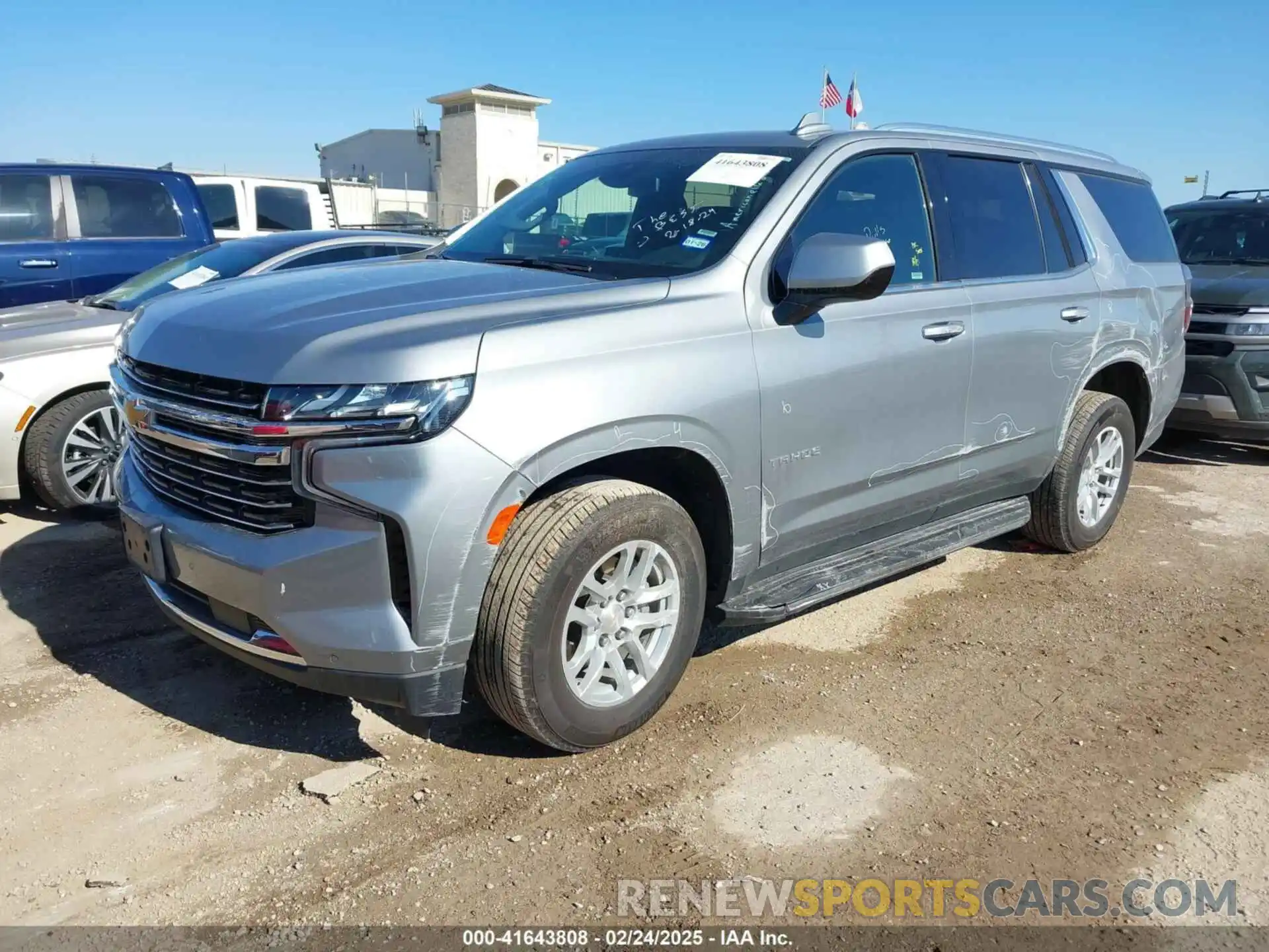 2 Photograph of a damaged car 1GNSKNKD7RR135525 CHEVROLET TAHOE 2024