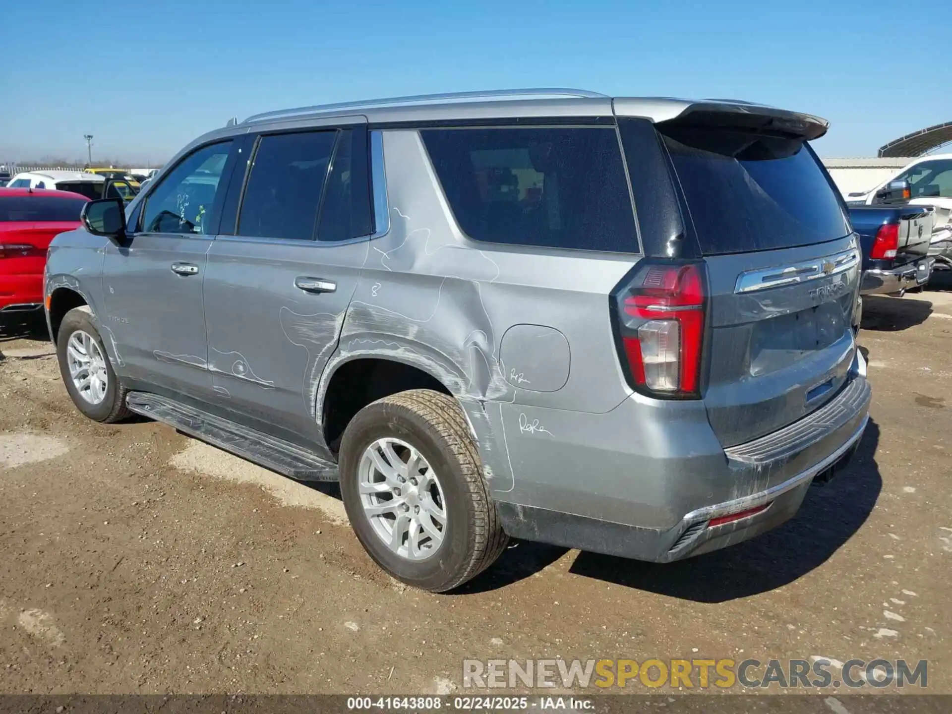 3 Photograph of a damaged car 1GNSKNKD7RR135525 CHEVROLET TAHOE 2024