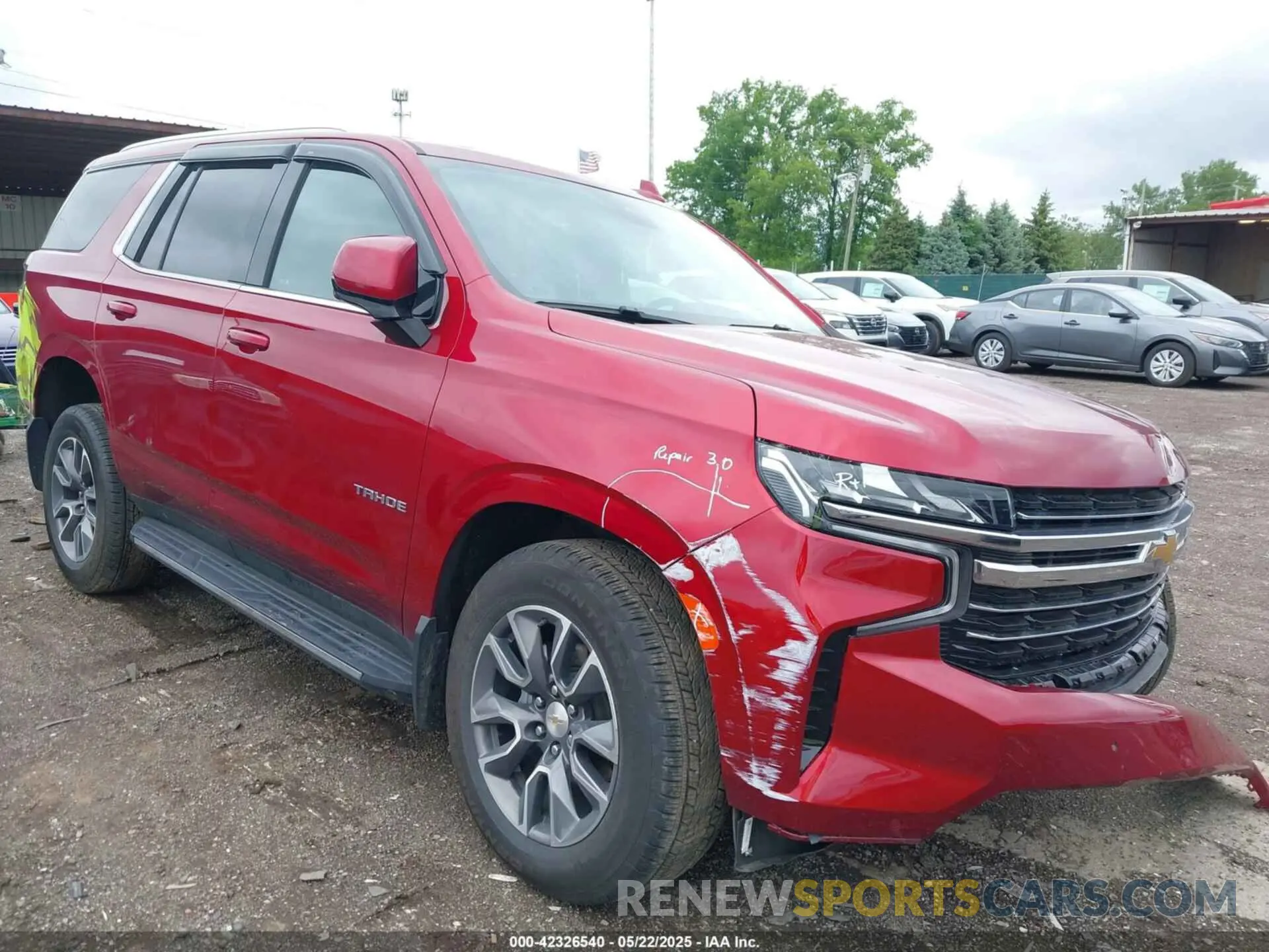 1 Photograph of a damaged car 1GNSKNKD7RR171067 CHEVROLET TAHOE 2024