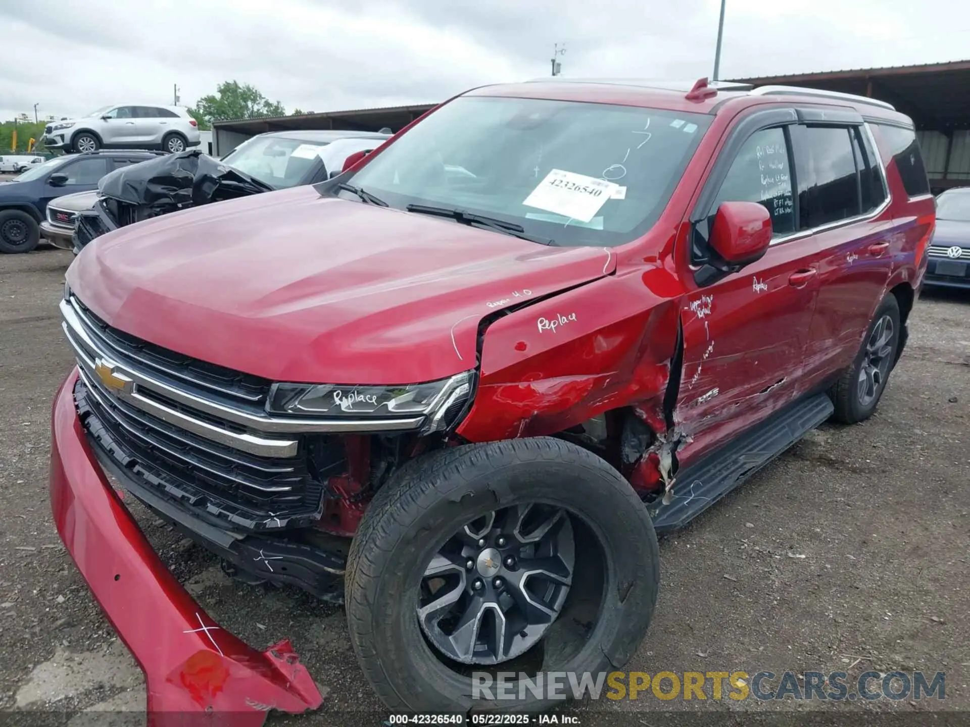 2 Photograph of a damaged car 1GNSKNKD7RR171067 CHEVROLET TAHOE 2024