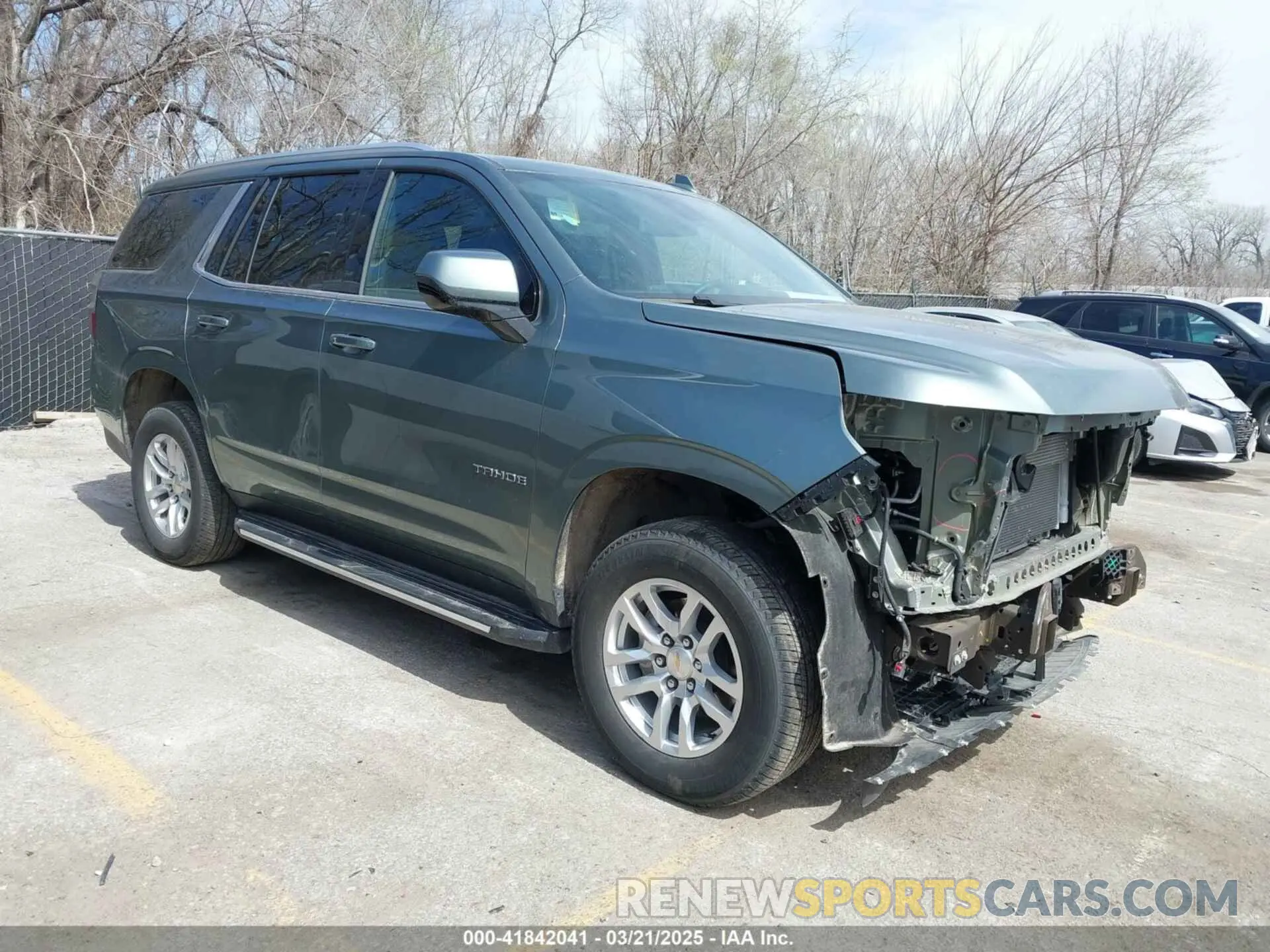 1 Photograph of a damaged car 1GNSKNKD9RR243371 CHEVROLET TAHOE 2024