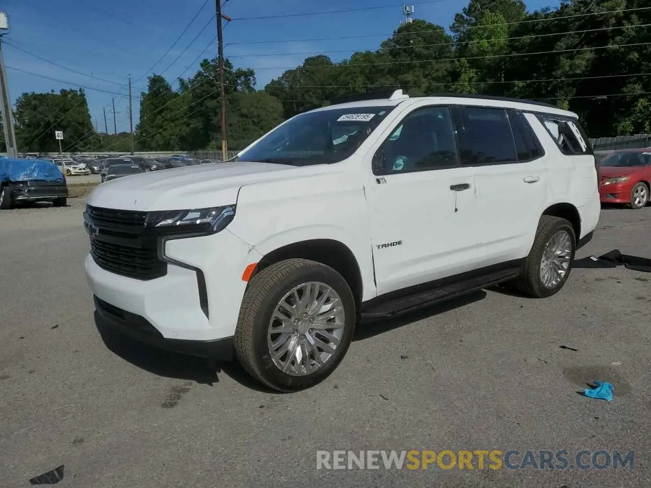 1 Photograph of a damaged car 1GNSKRKD1RR367044 CHEVROLET TAHOE 2024