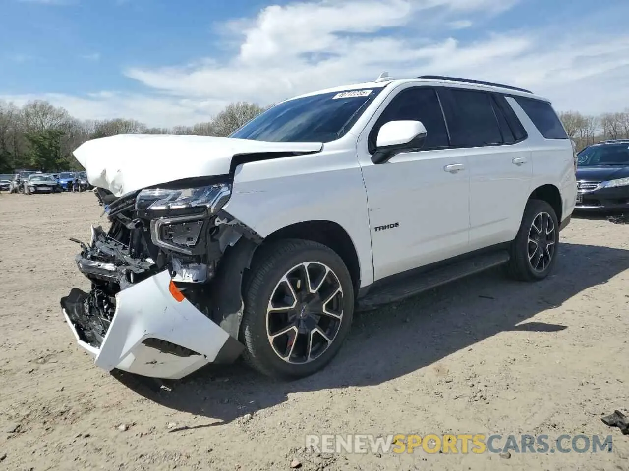 1 Photograph of a damaged car 1GNSKRKD3RR369359 CHEVROLET TAHOE 2024