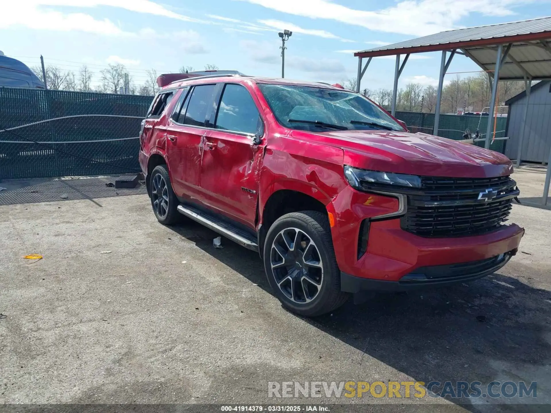 1 Photograph of a damaged car 1GNSKRKDXRR339713 CHEVROLET TAHOE 2024