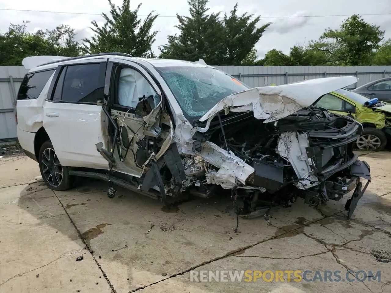 4 Photograph of a damaged car 1GNSKRKDXRR395070 CHEVROLET TAHOE 2024